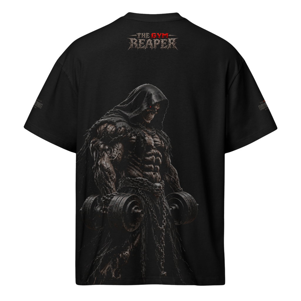 The Gym Reaper - Oversized T-Shirt - Black