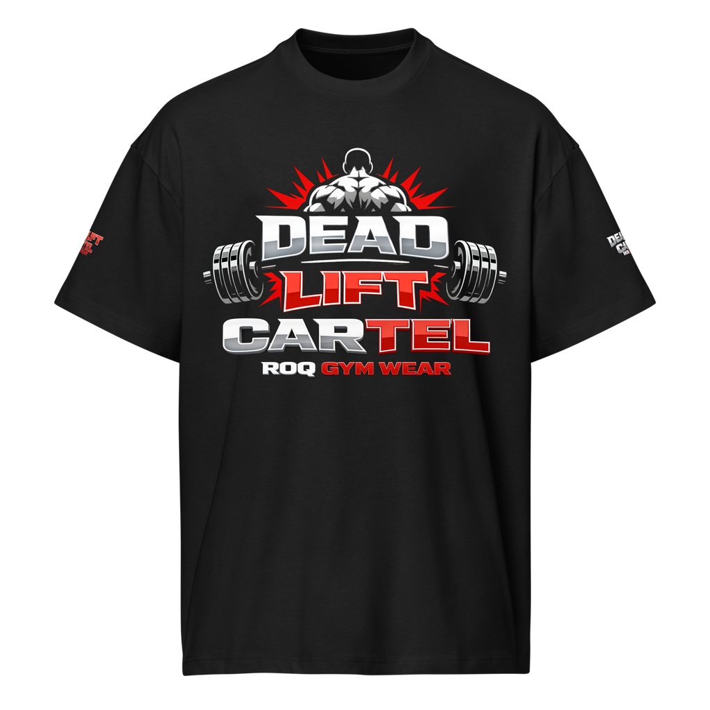 Deadlift Cartel - Oversized T-Shirt - Black