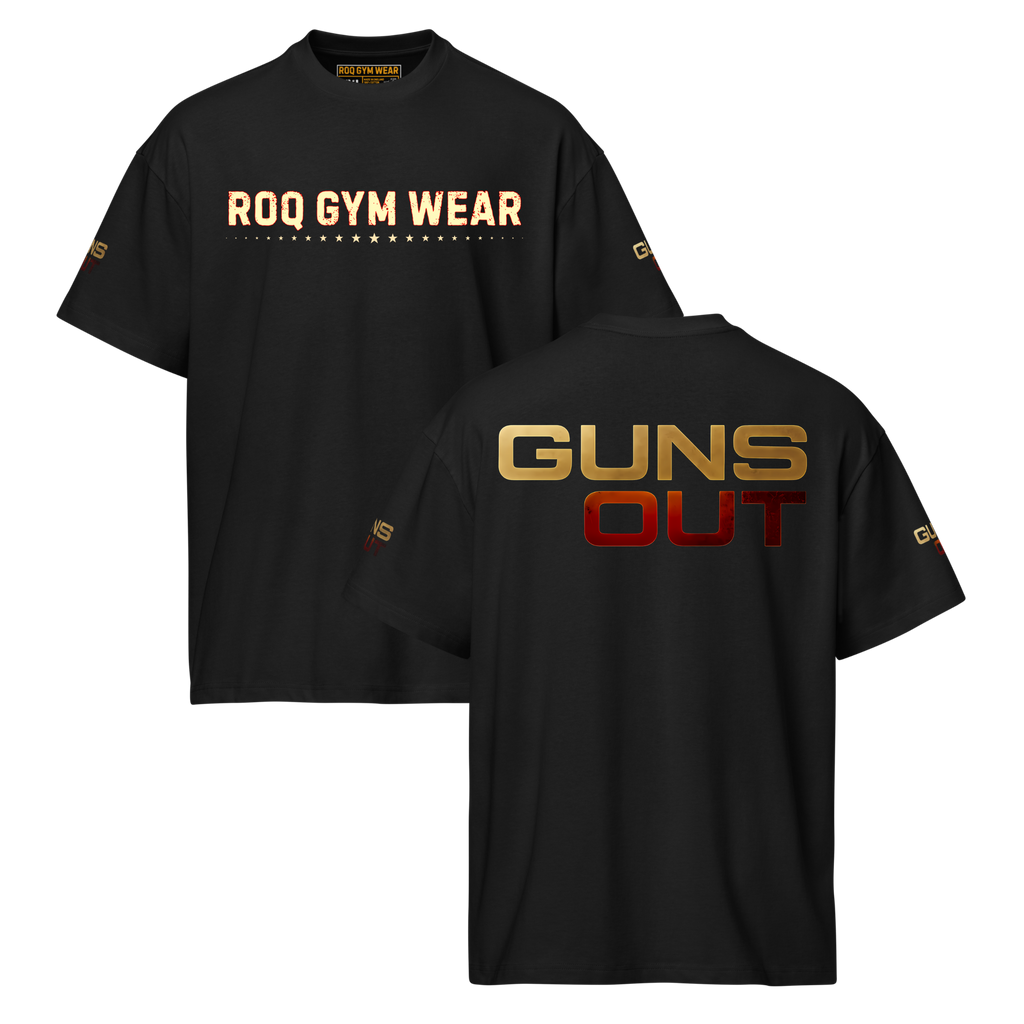 Guns Out - Oversized T-Shirt - Black