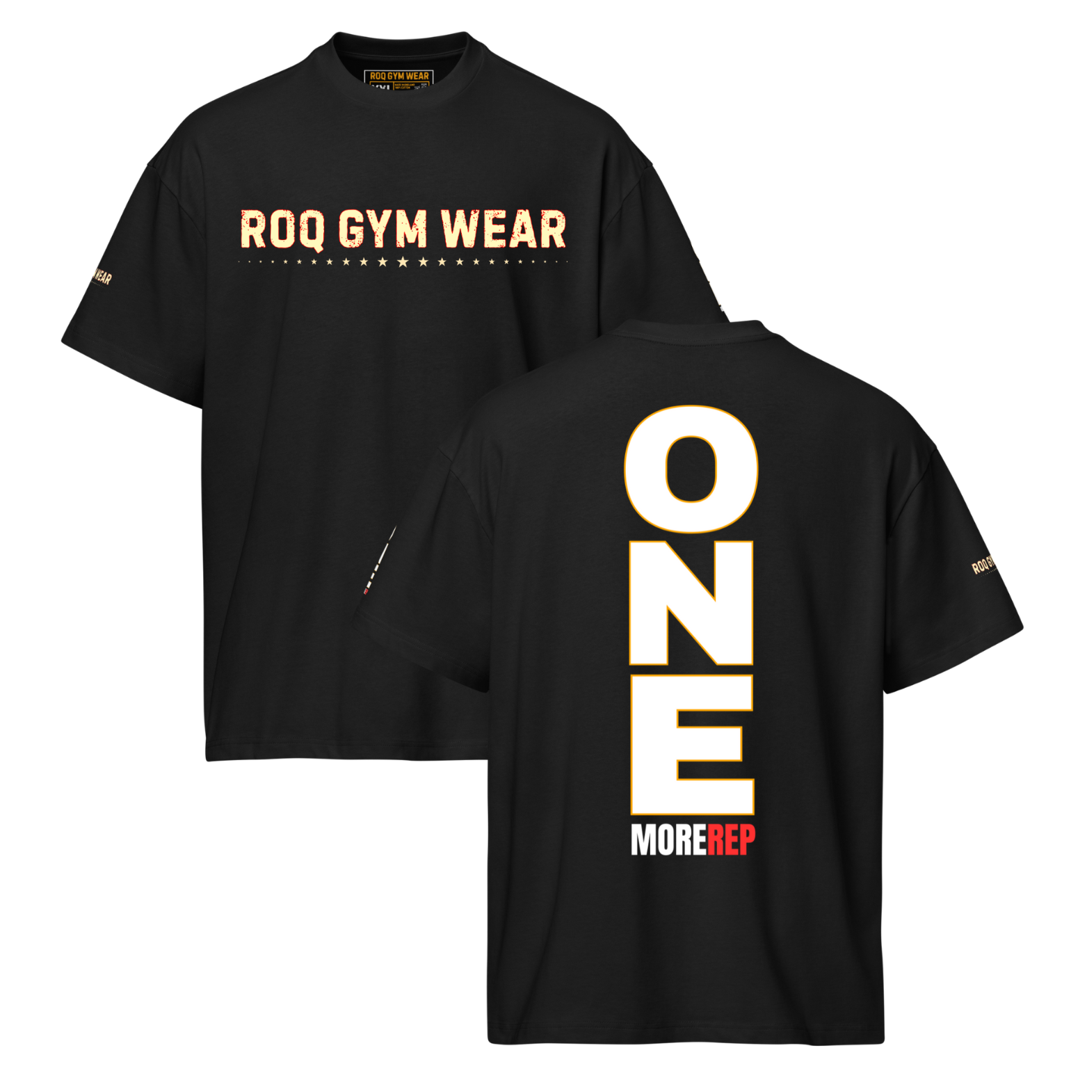 One More Rep - Oversized T-Shirt - Black