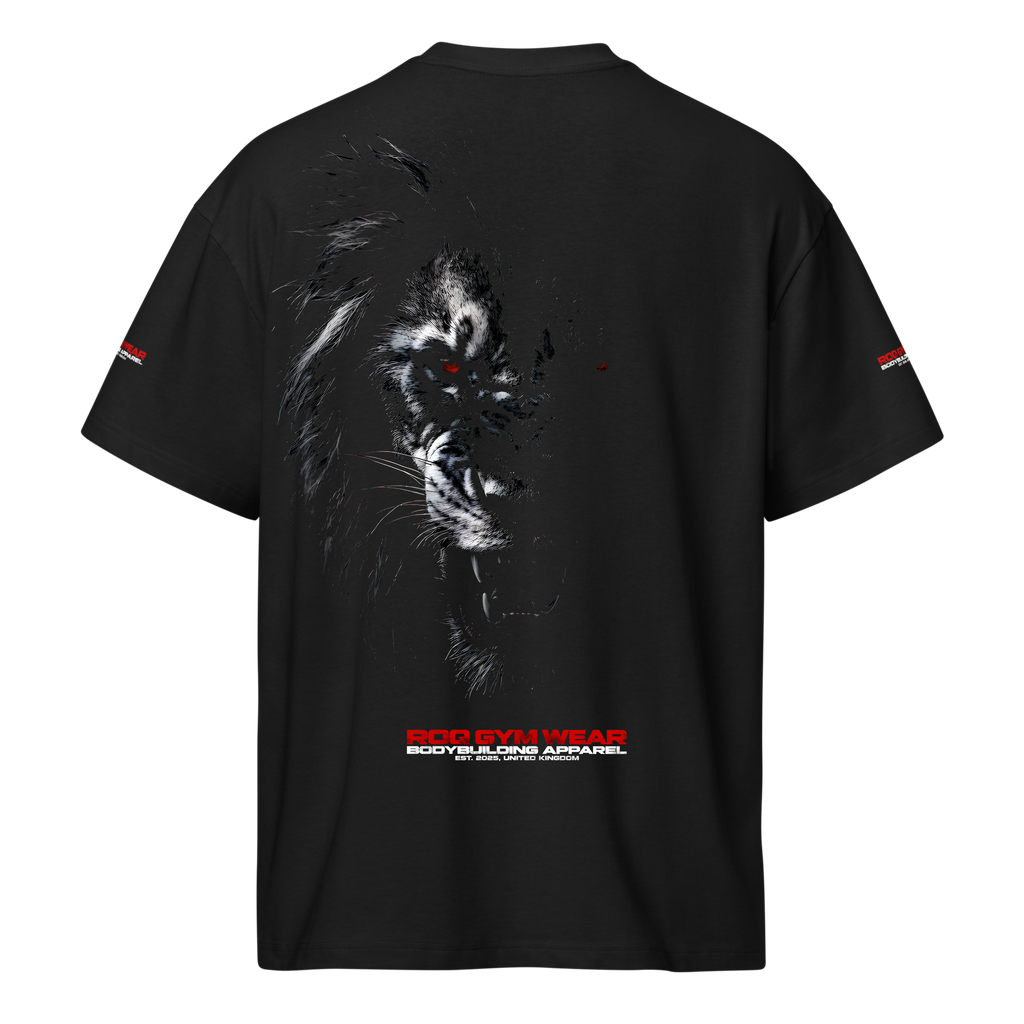 King Of The Jungle - Oversized T-Shirt - Black
