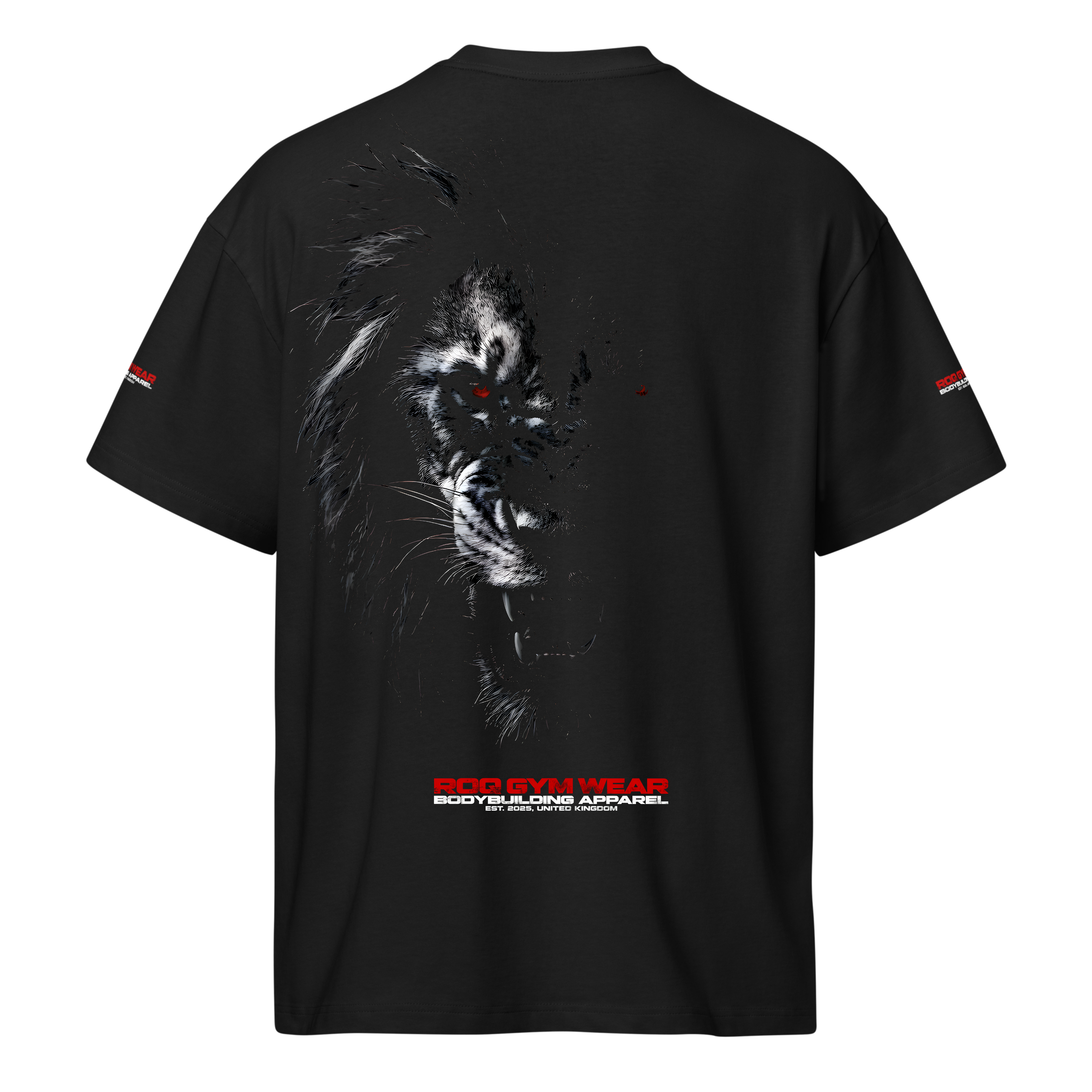 King Of The Jungle - Oversized T-Shirt - Black