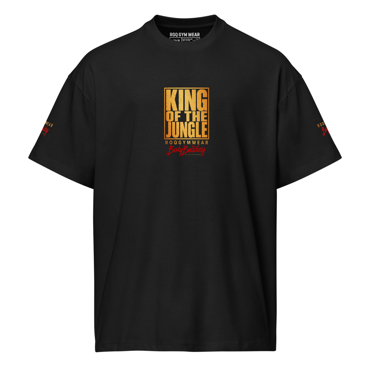 King Of The Jungle - Oversized T-Shirt - Black