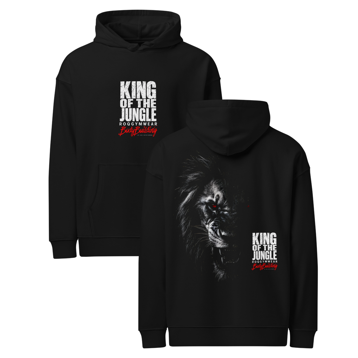 King Of The Jungle - Hoodie - Black