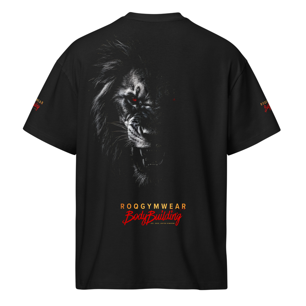 King Of The Jungle Gold - Oversized T-Shirt - Black