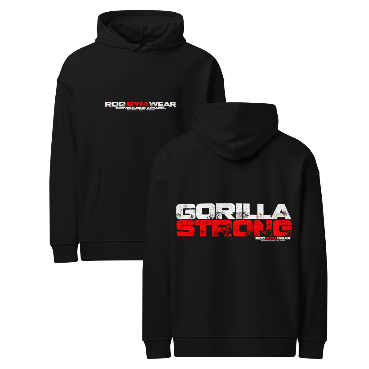 Gorilla Strong - Hoodie - Black