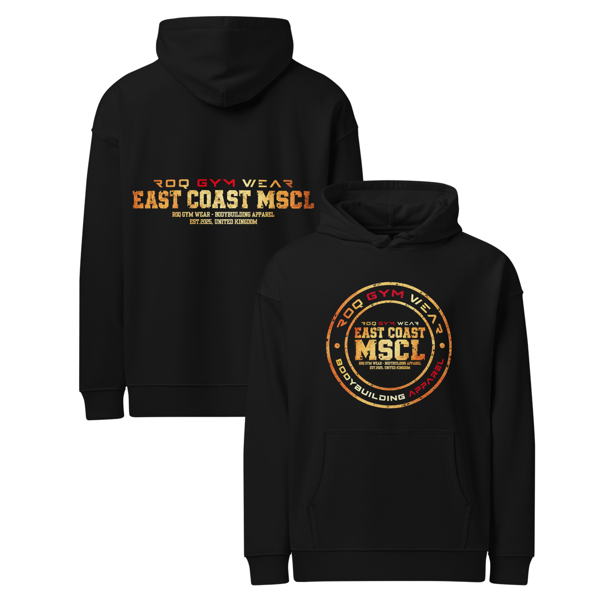 East Coast MSCL Gold - Hoodie - Black