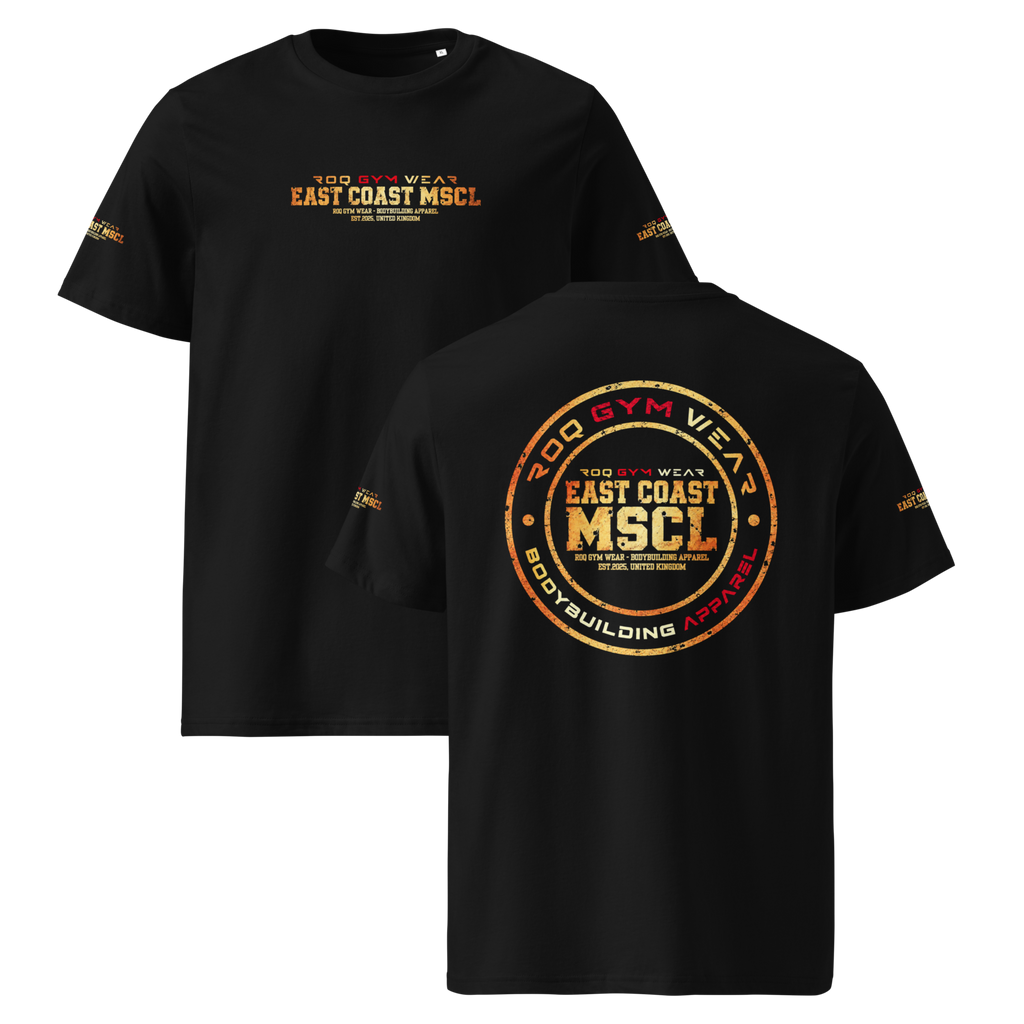 East Coast Muscle Gold - Regular T-Shirt - Black