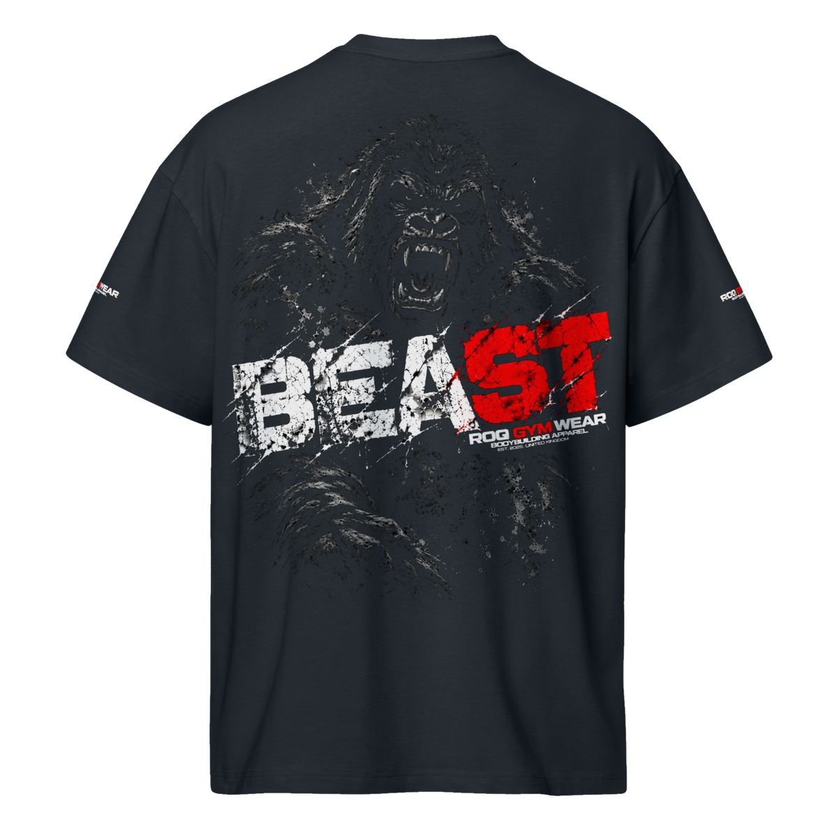 Beast - Oversized T-Shirt - Black/Blue