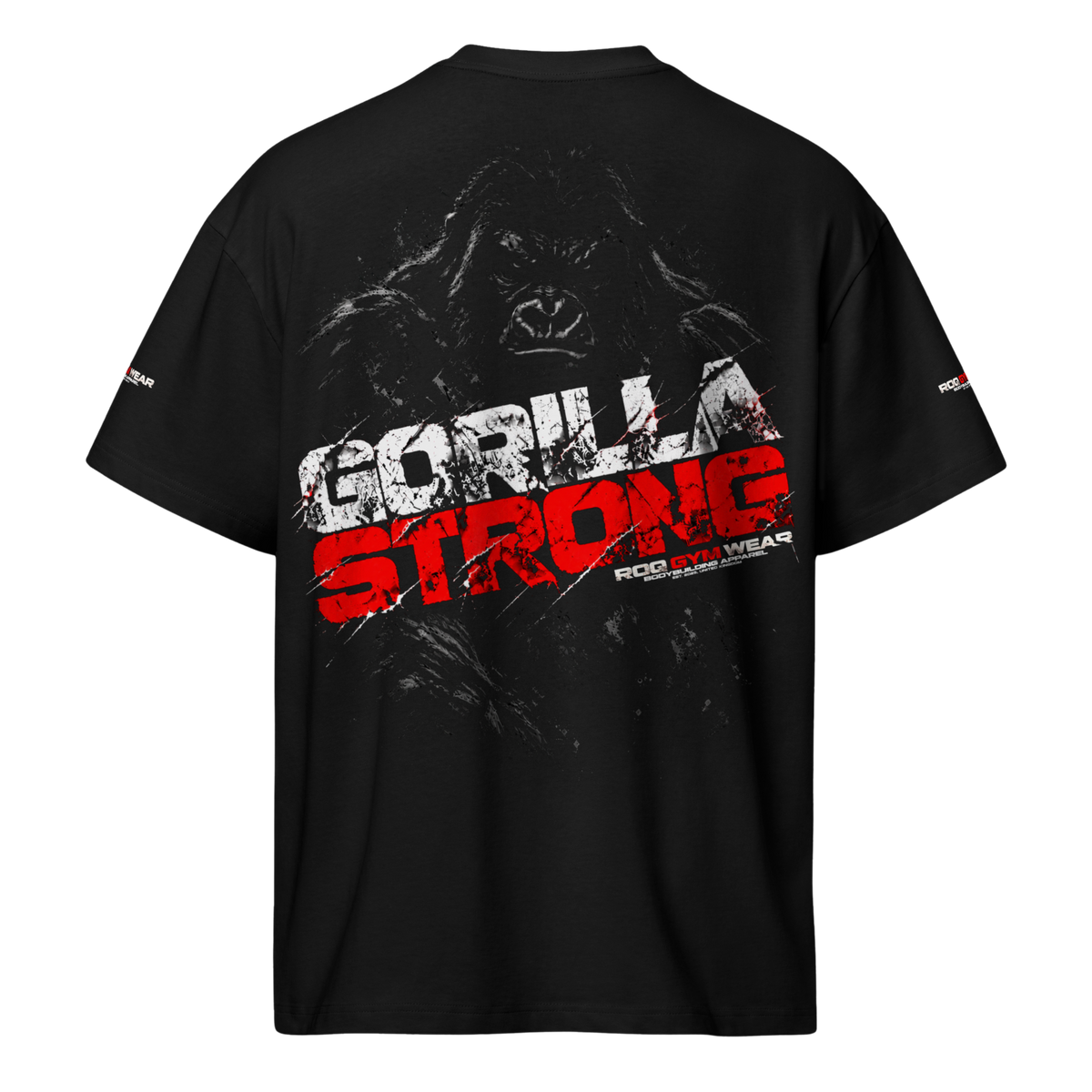 Gorilla Strong - Oversized T-Shirt - Black