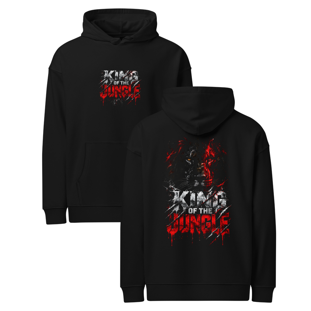 King Of The Jungle - Hoodie - Black