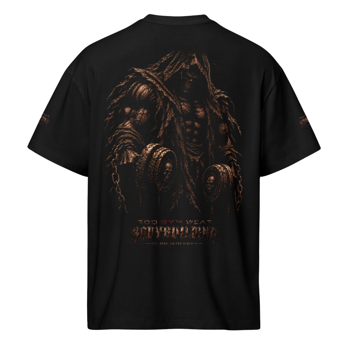 The Gym Reaper - Oversized T-Shirt - Black