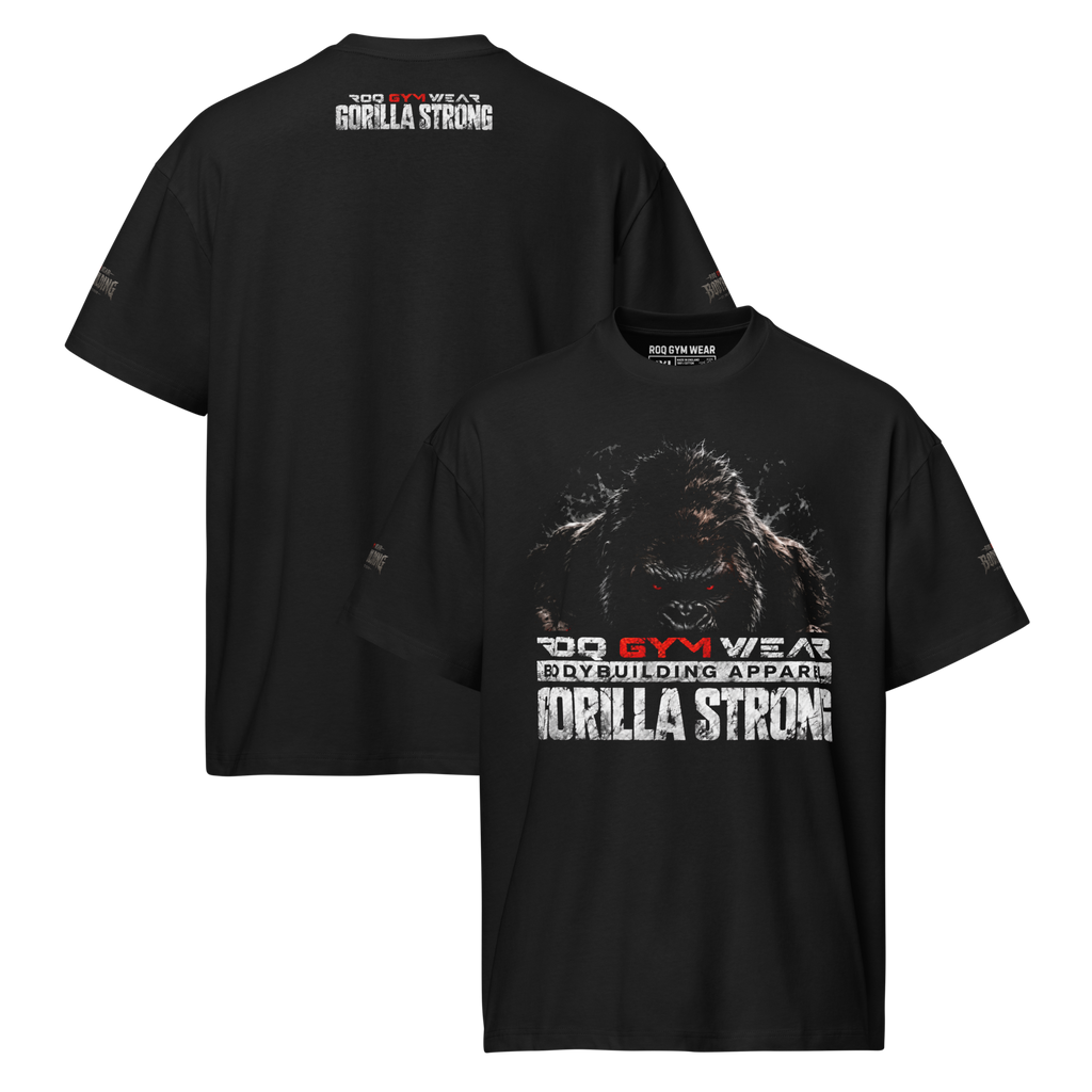Gorilla Strong - Oversized T-Shirt - Black