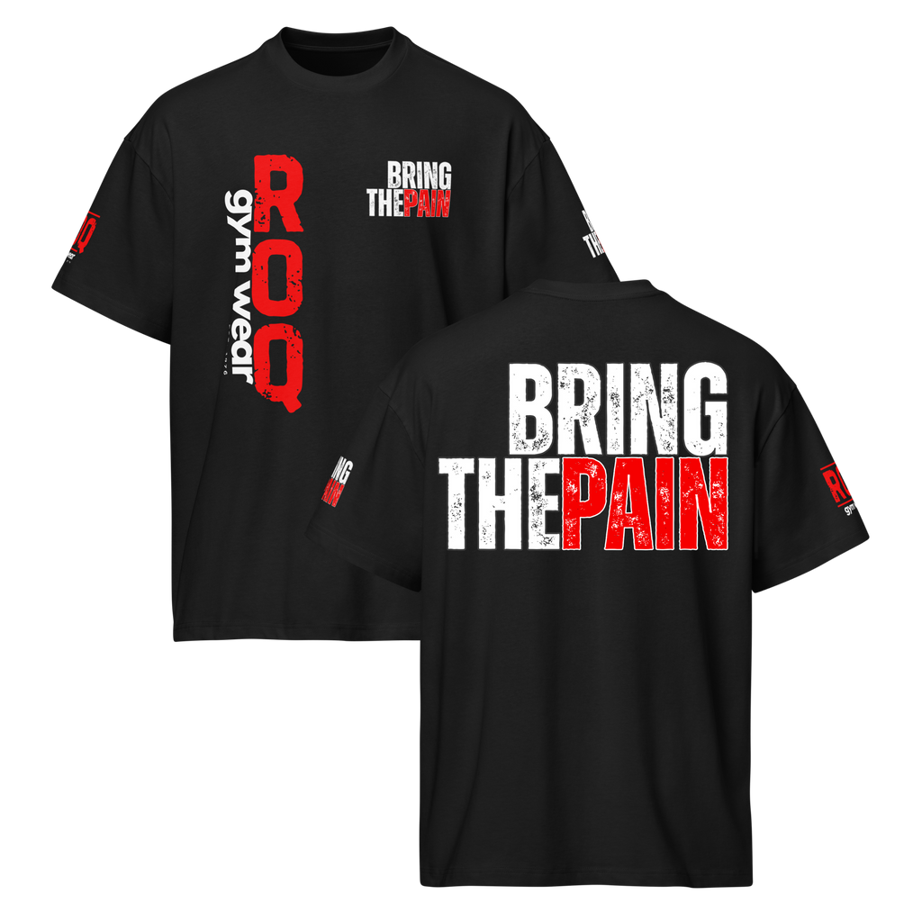 Bring The Pain - Oversized T-Shirt - Black