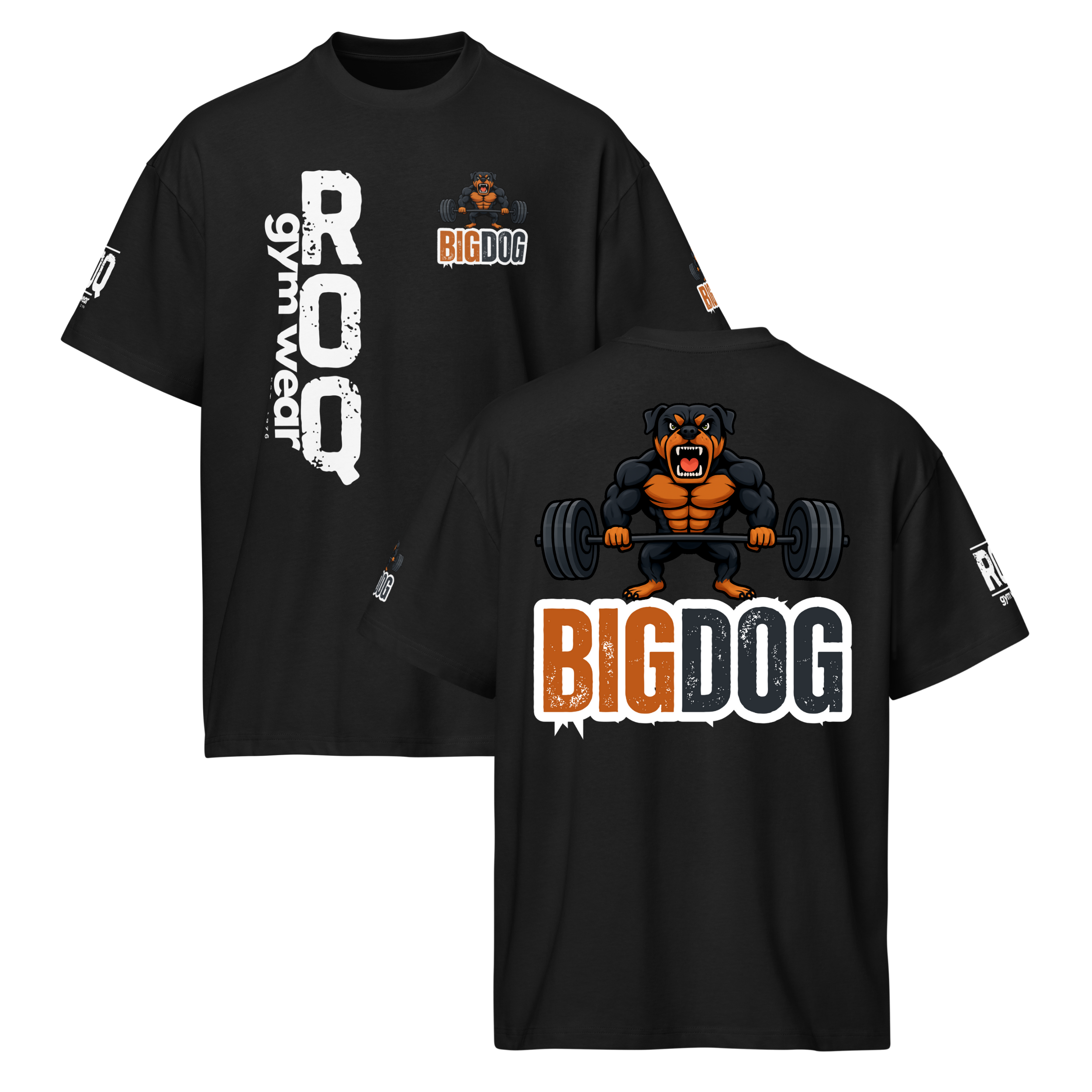 BigDog- Oversized T-Shirt - Black
