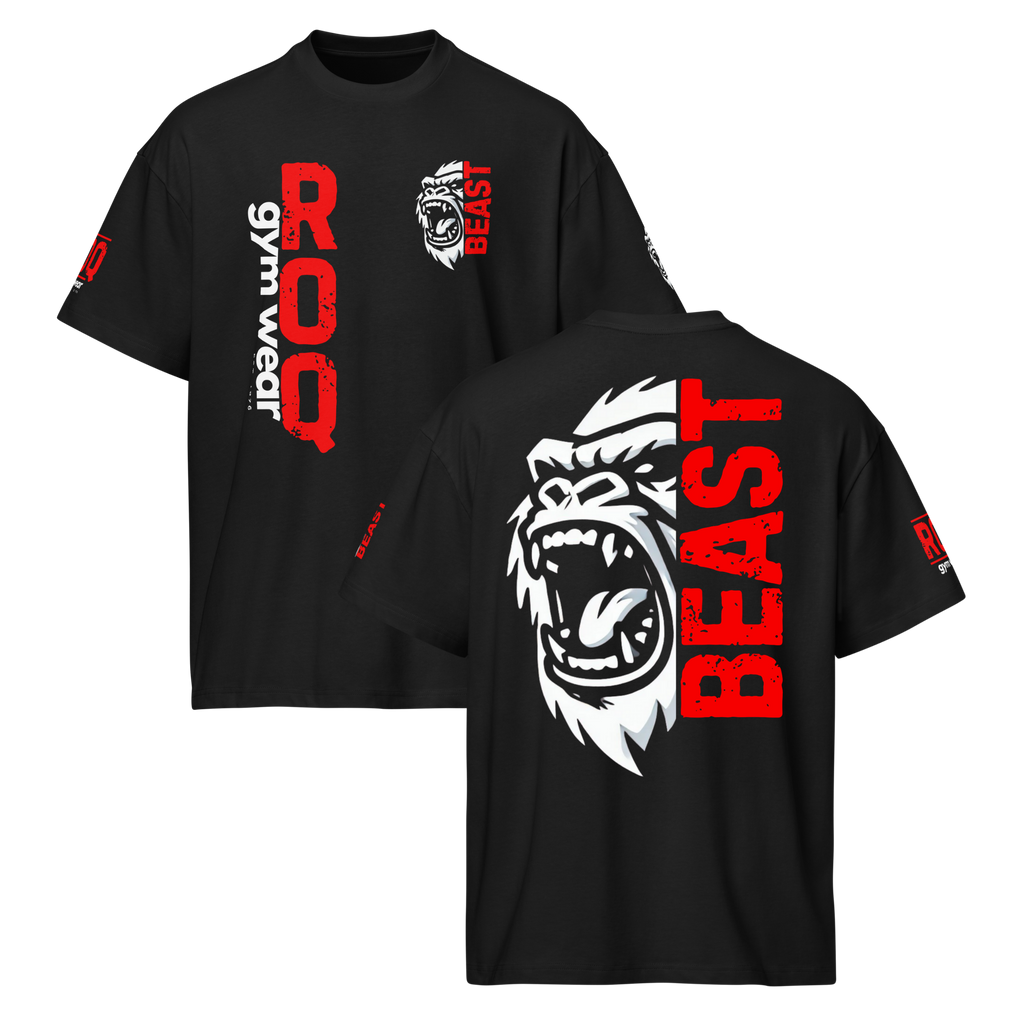 Beast - Oversized T-Shirt - Black