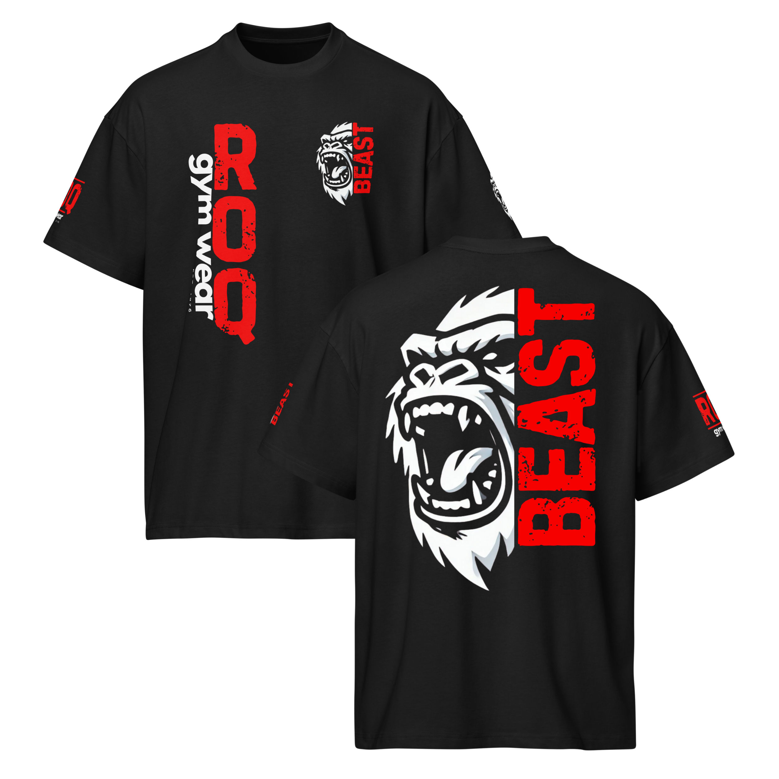 Beast - Oversized T-Shirt - Black