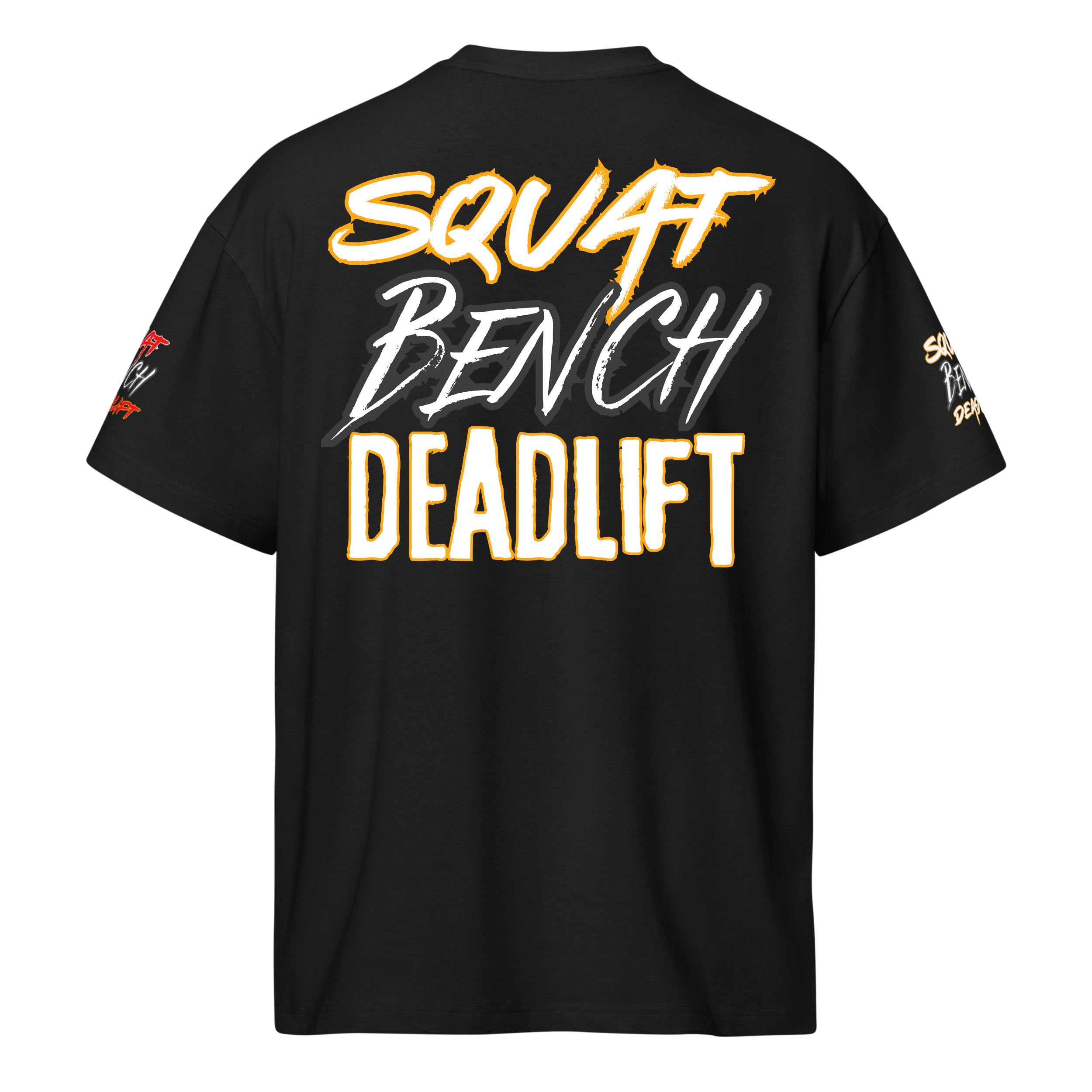 Squat Bench Deadlift - Oversized T-Shirt - Black
