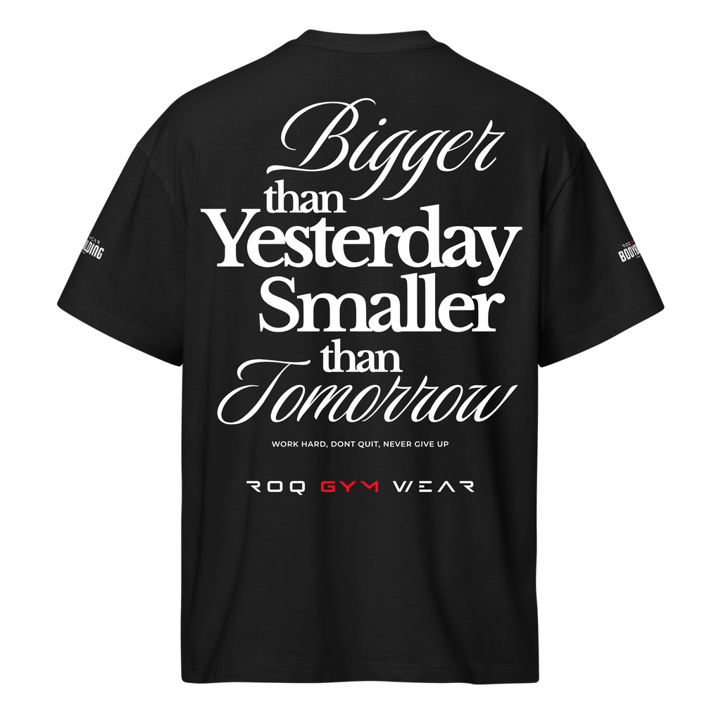 Bigger Than Yesterday - Regular T-Shirt - Black