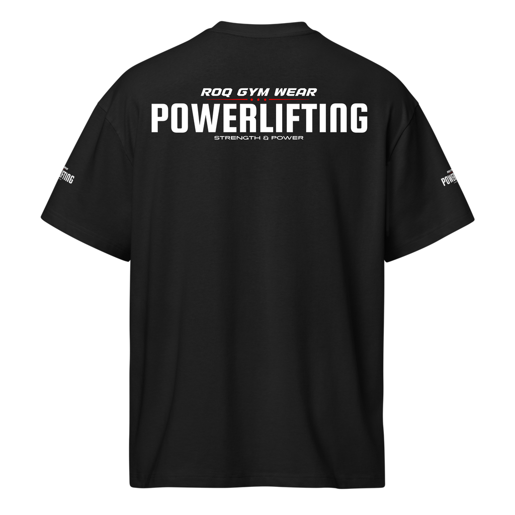 Squat Bench Deadlift - Oversized T-Shirt - Black