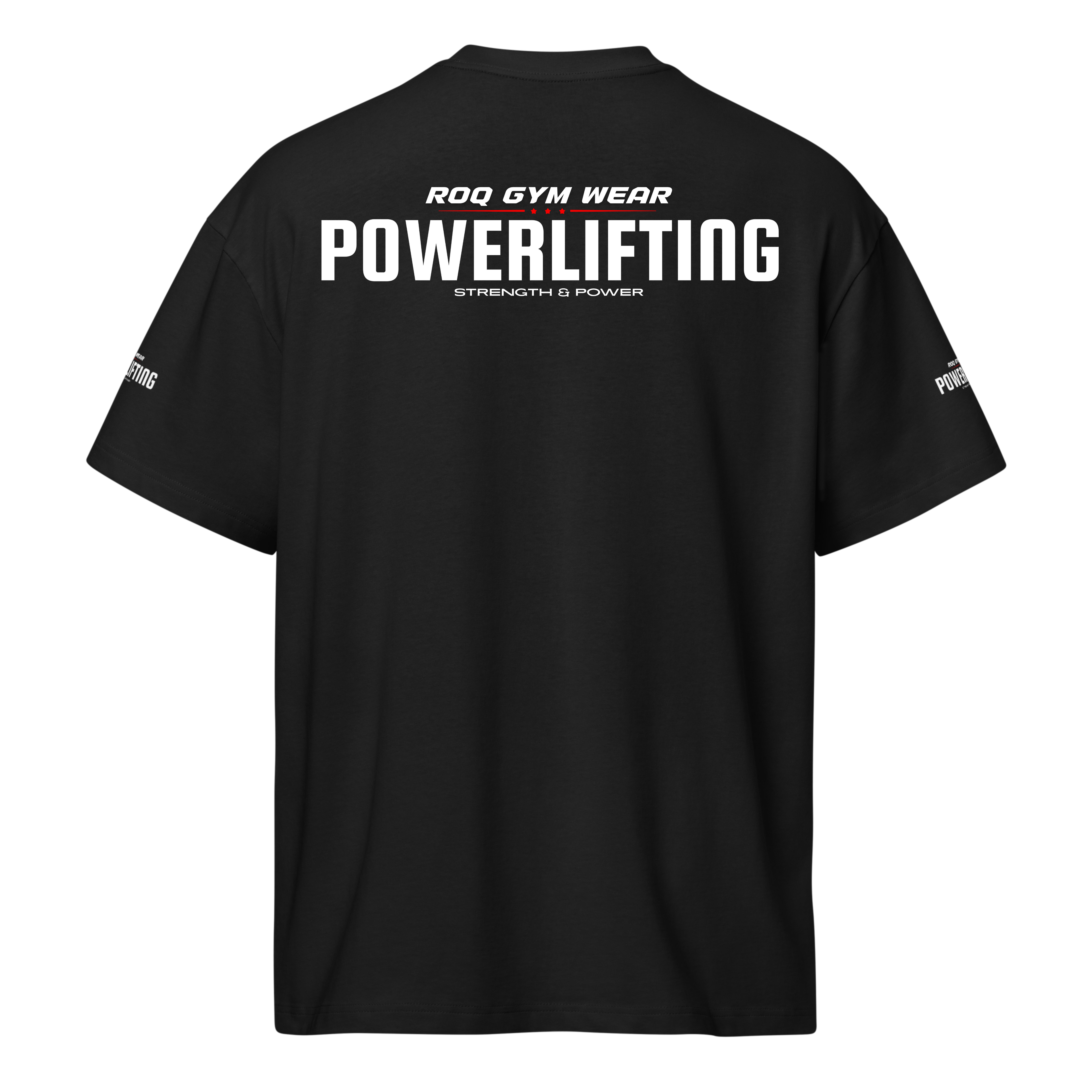 Squat Bench Deadlift - Oversized T-Shirt - Black