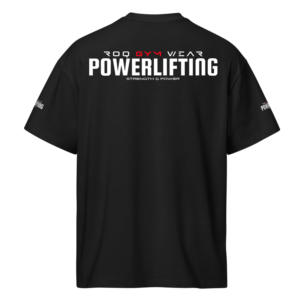 Squat Bench Deadlift - Oversized T-Shirt - Black