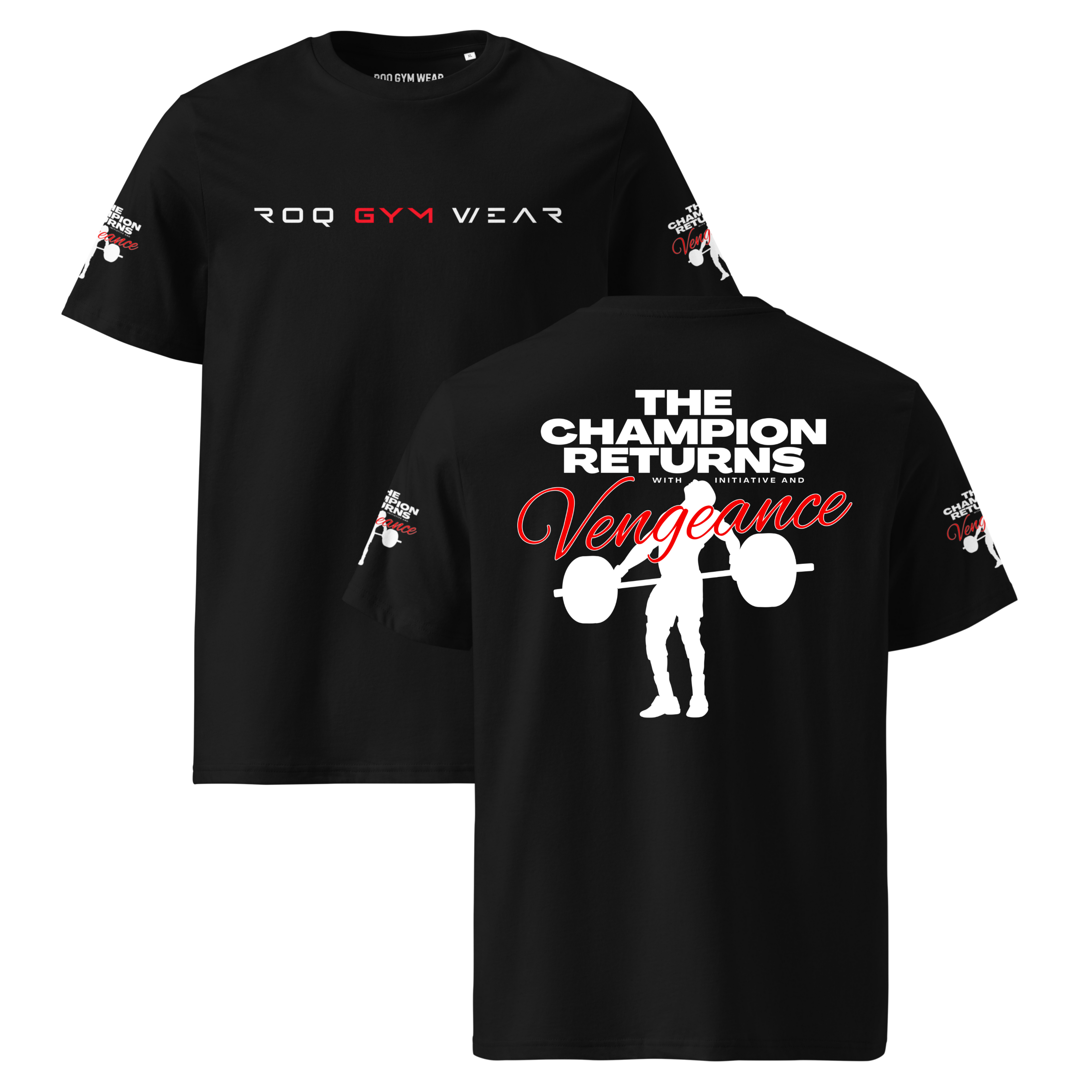 The Champion Returns - Regular T-Shirt - Black