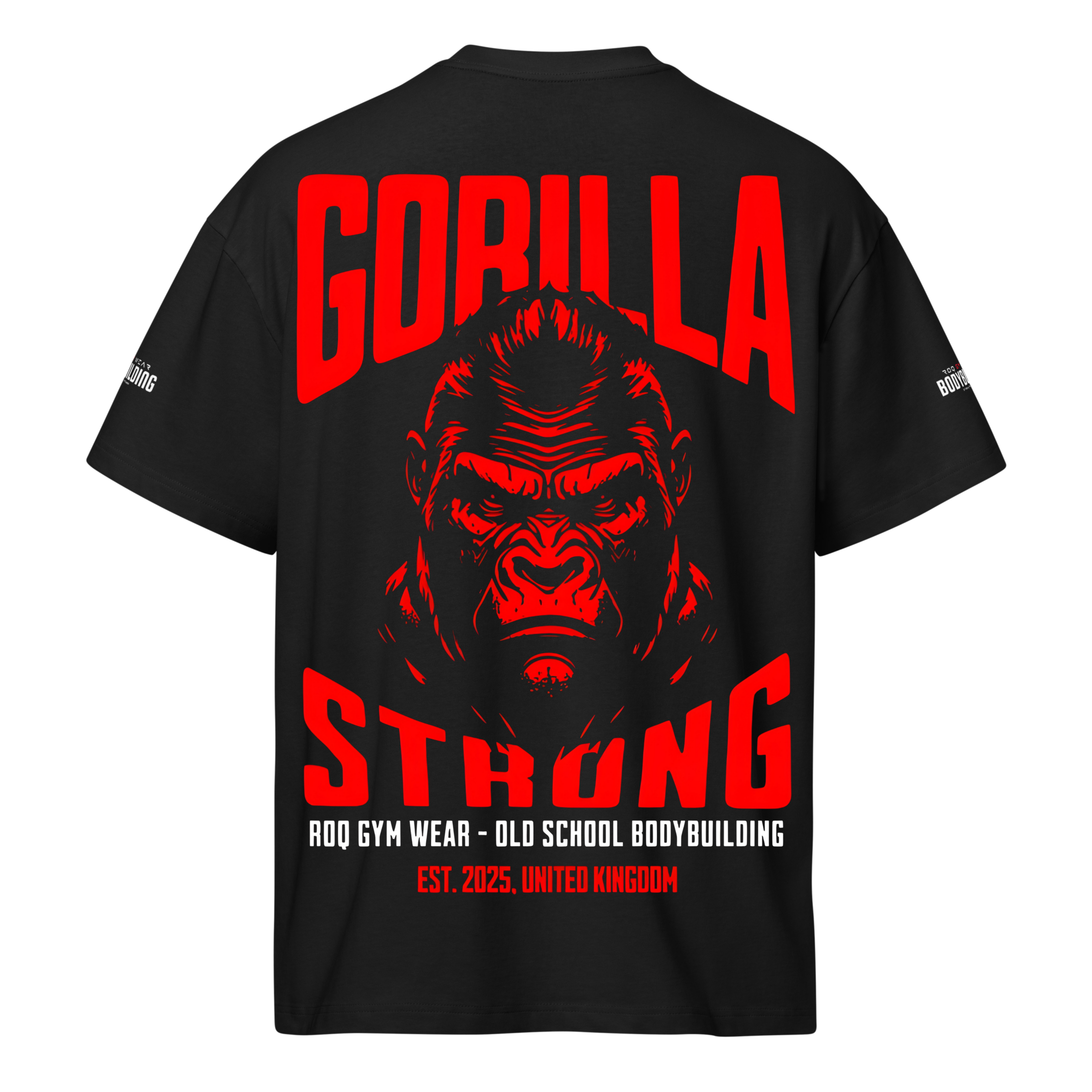 Gorilla Strong - Oversized T-Shirt - Black