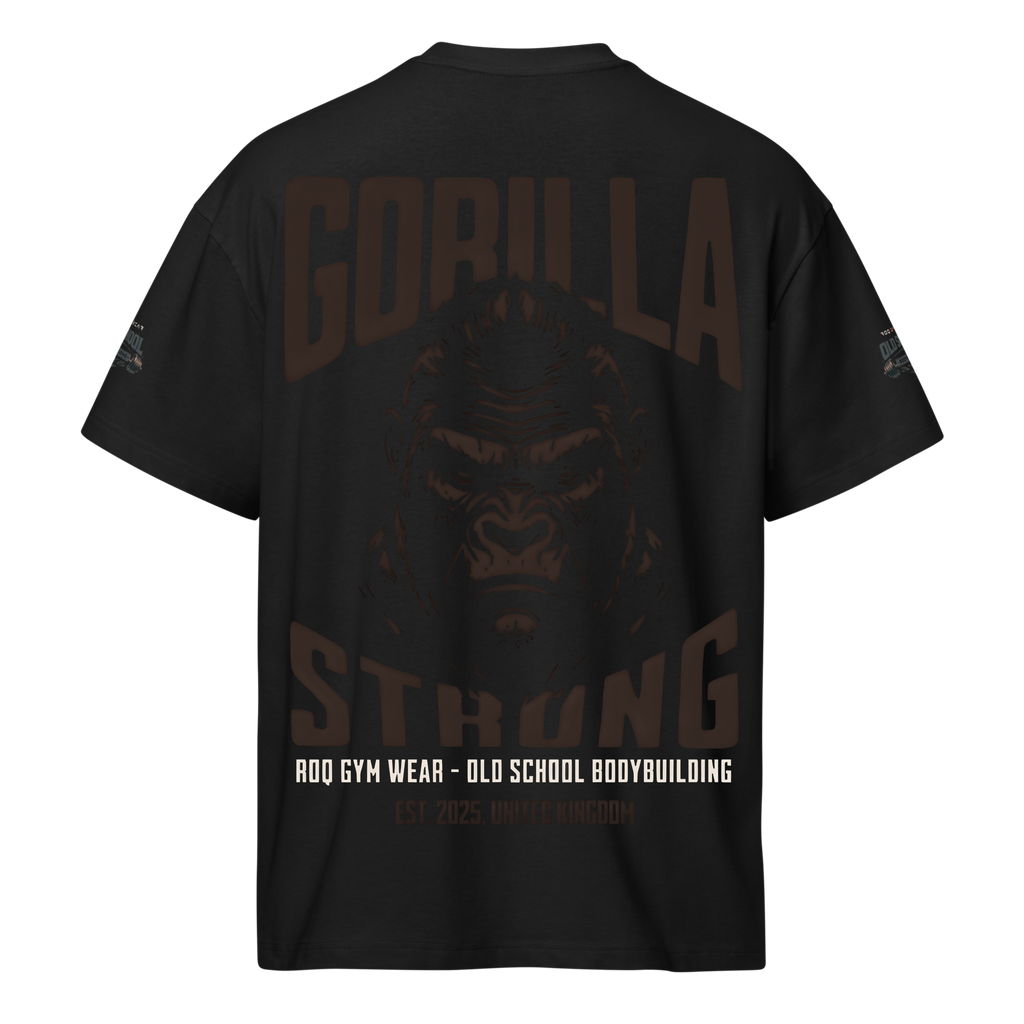 Gorilla Strong - Oversized T-Shirt - Black
