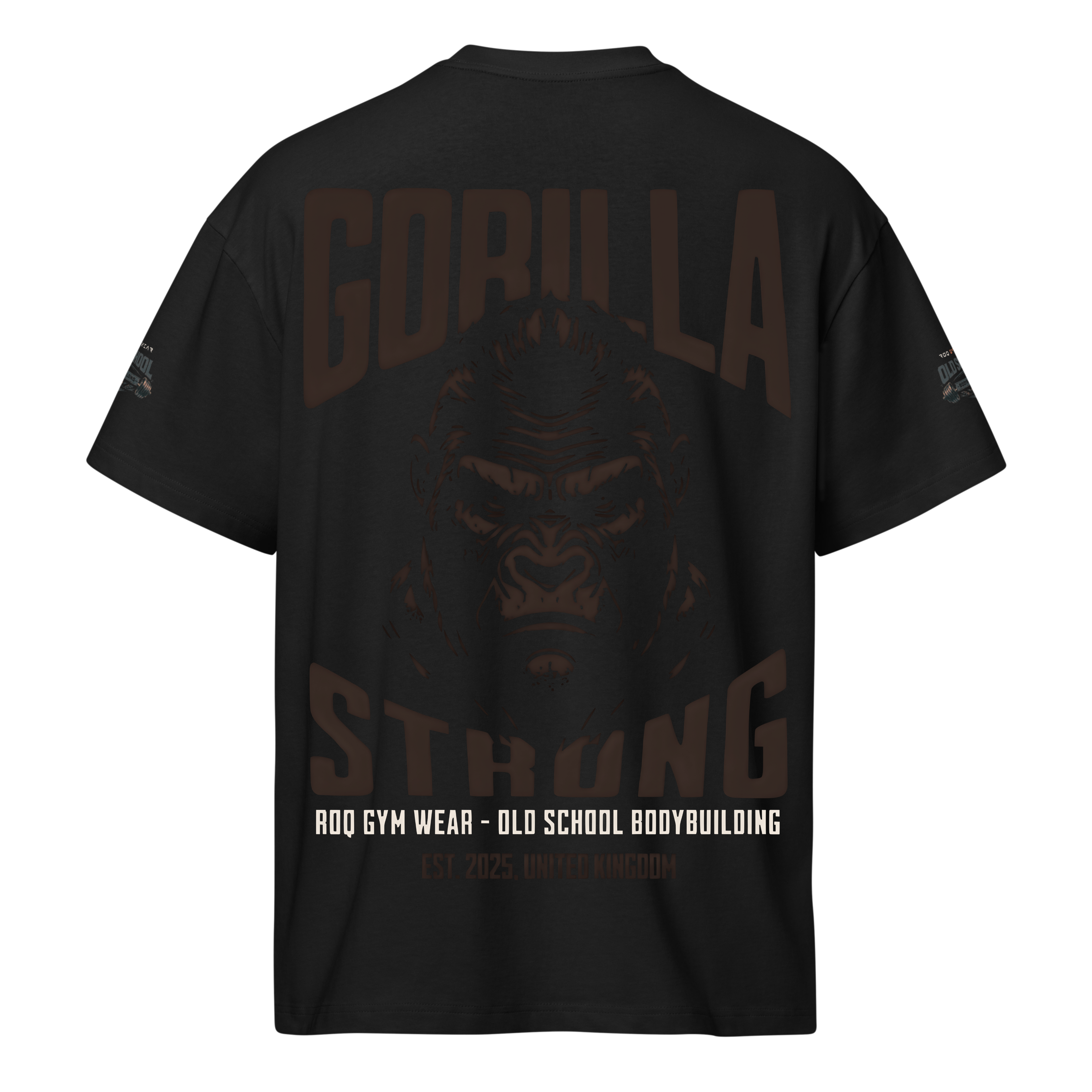 Gorilla Strong - Oversized T-Shirt - Black