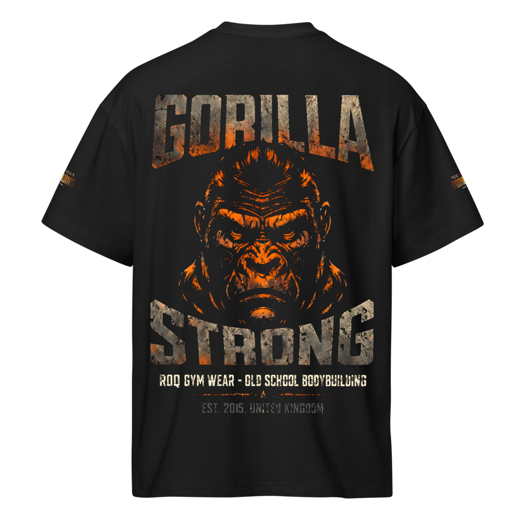 Gorilla Strong - Oversized T-Shirt - Black