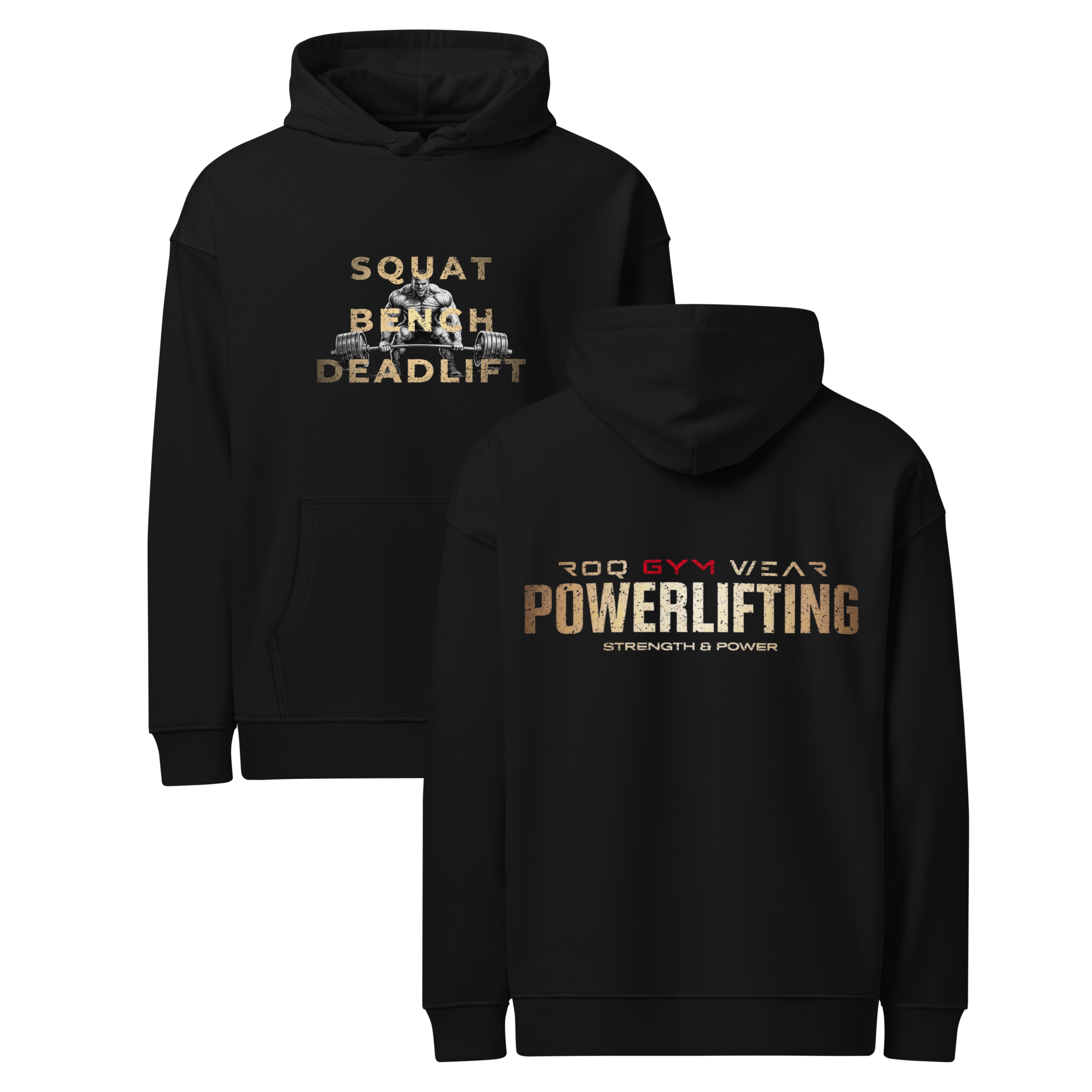 Squat Bench Deadlift - Hoodie - Black