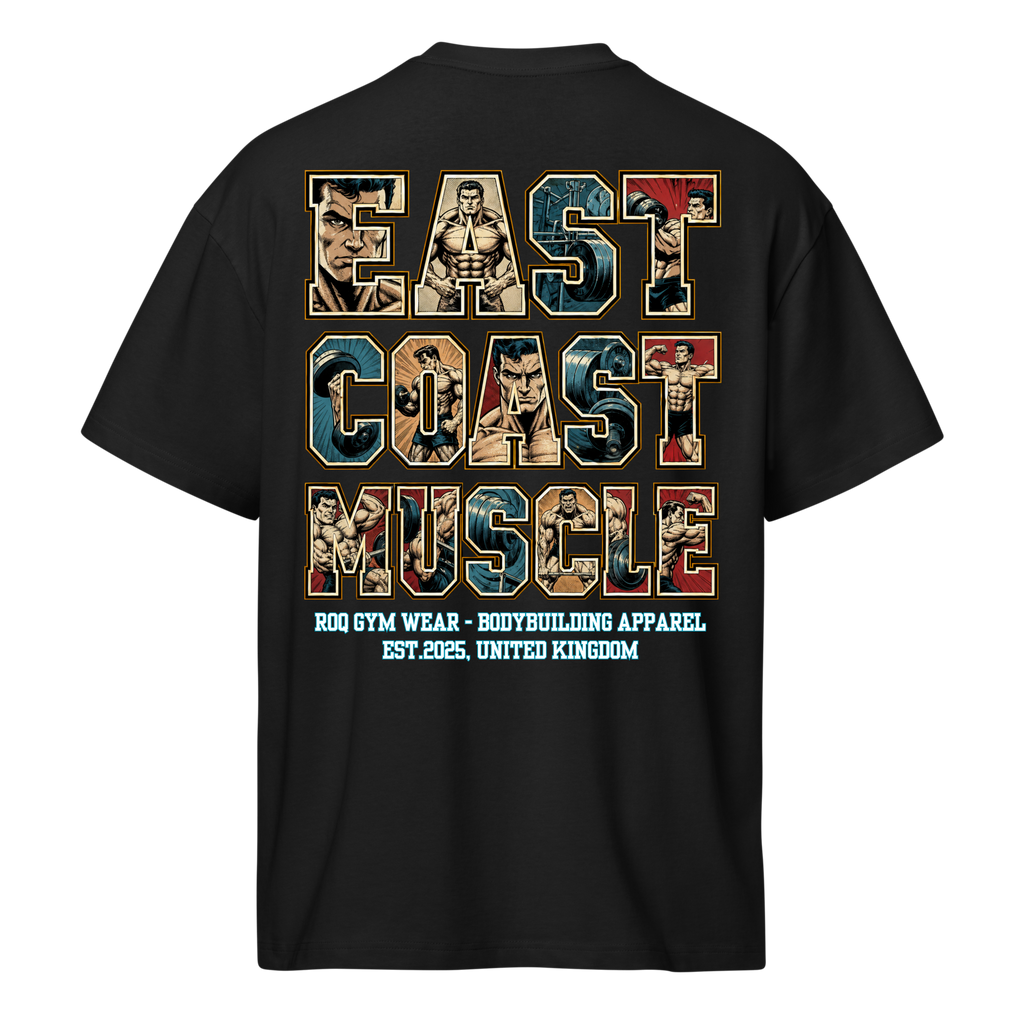 East Coast Muscle - Oversized T-Shirt - Black