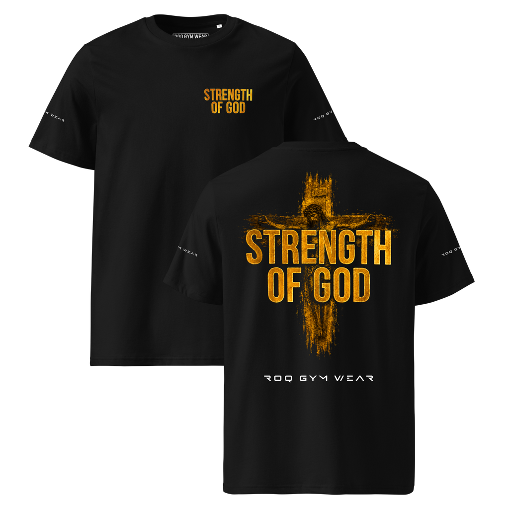 Strength Of God - Regular T-Shirt - Black