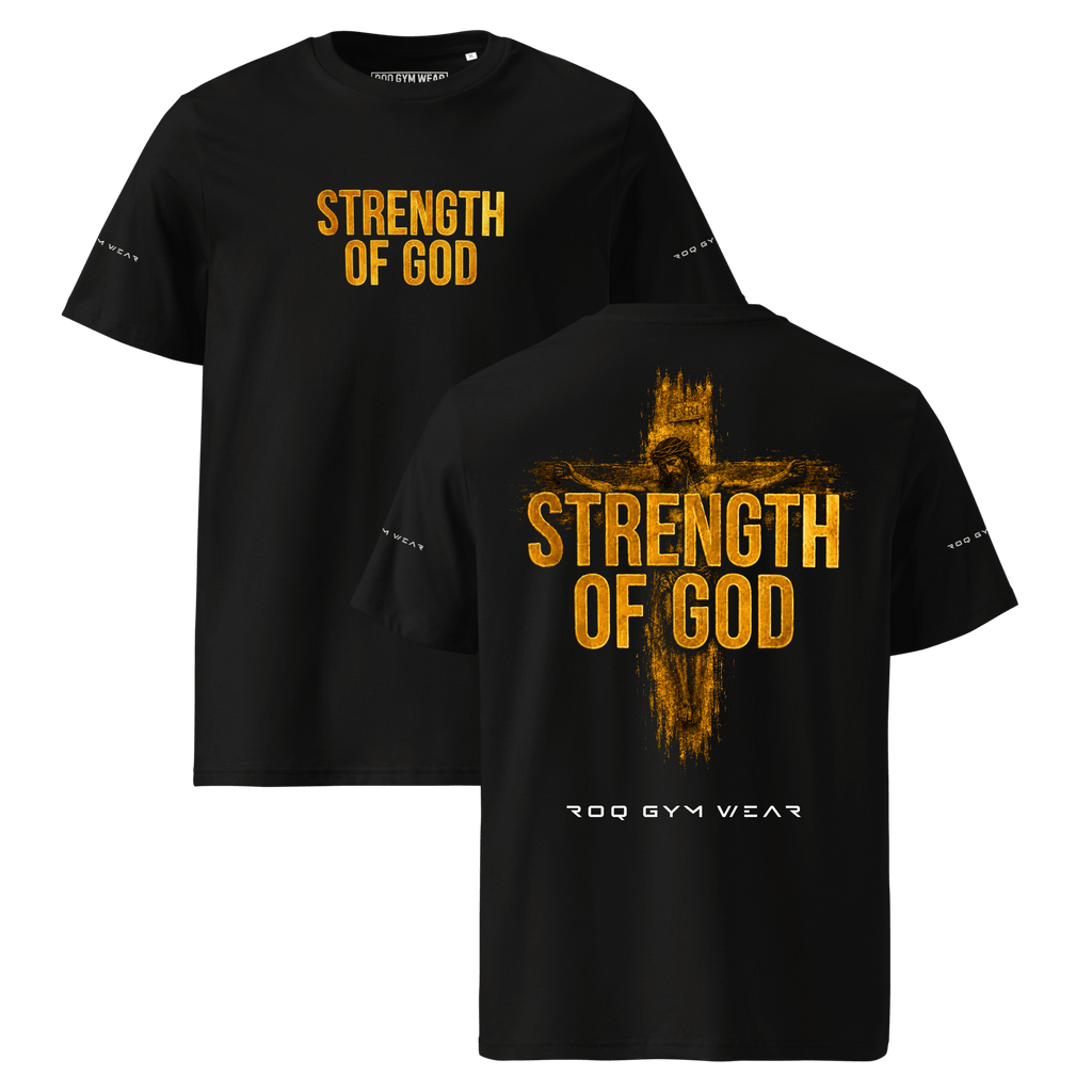 Strength Of God - Regular T-Shirt - Black
