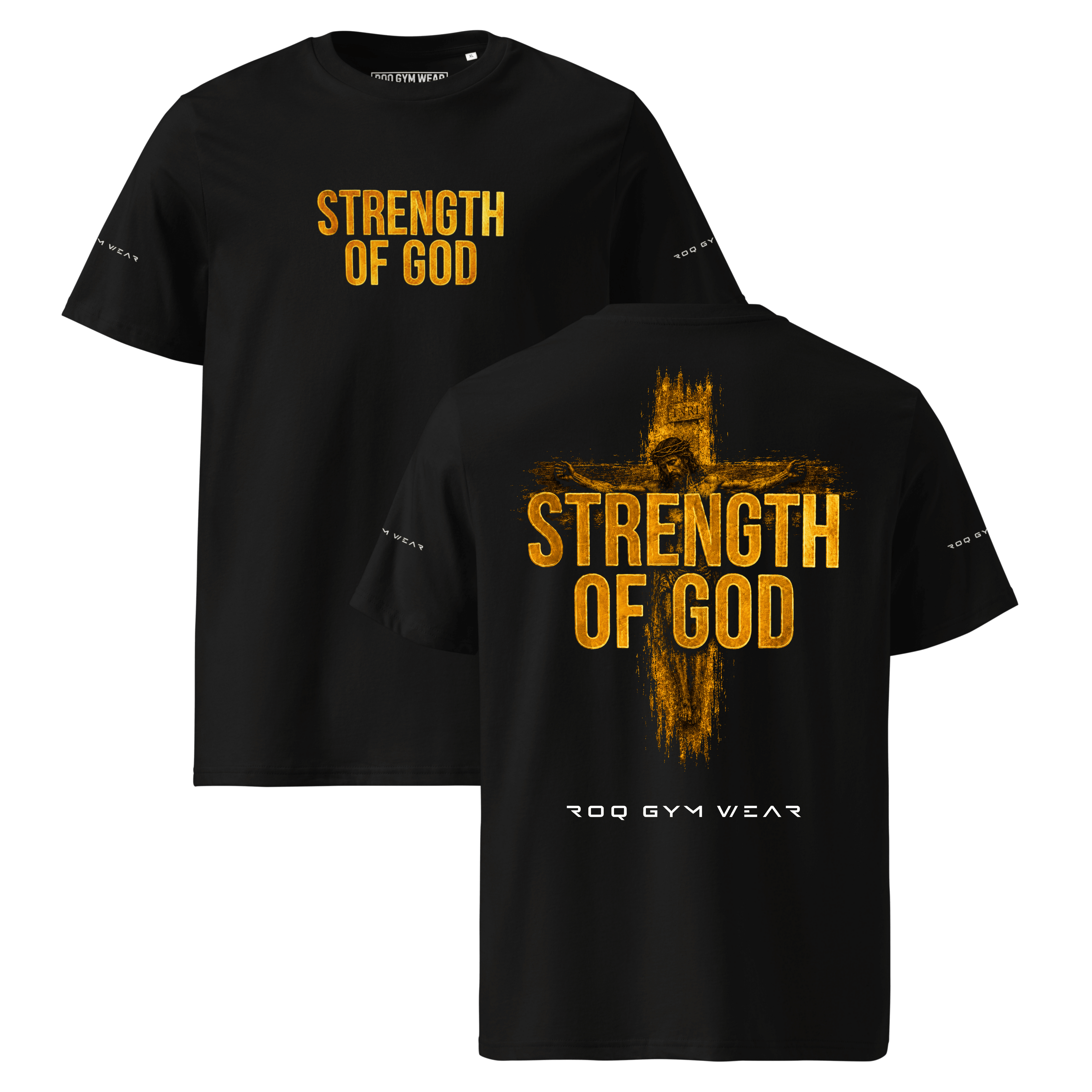 Strength Of God - Regular T-Shirt - Black
