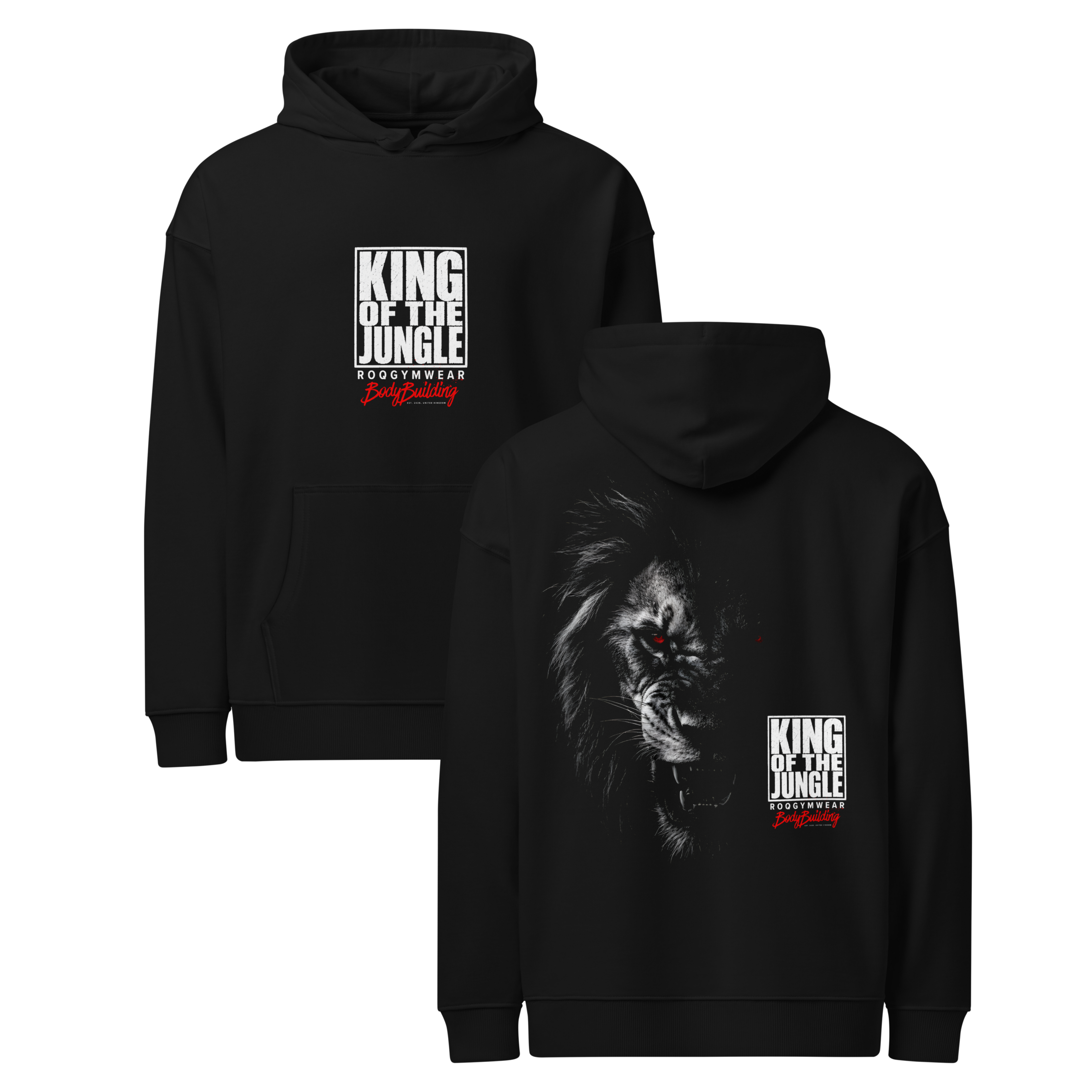 King Of The Jungle - Hoodie - Black