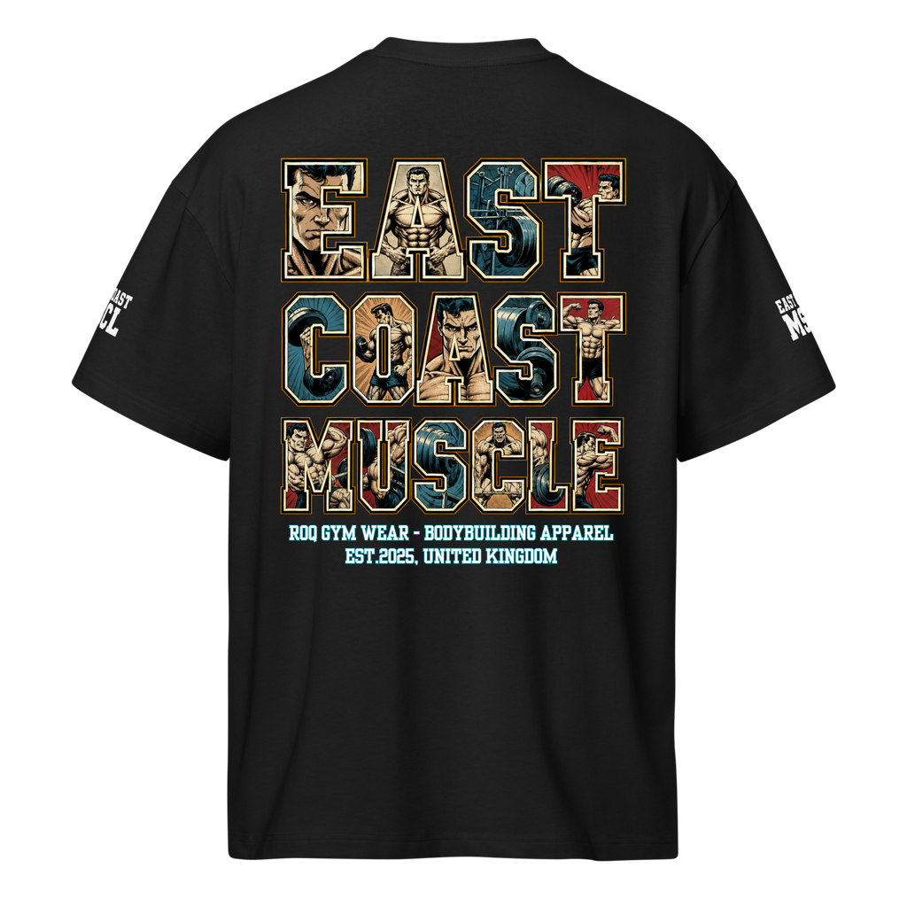 East Coast Muscle - Oversized T-Shirt - Black