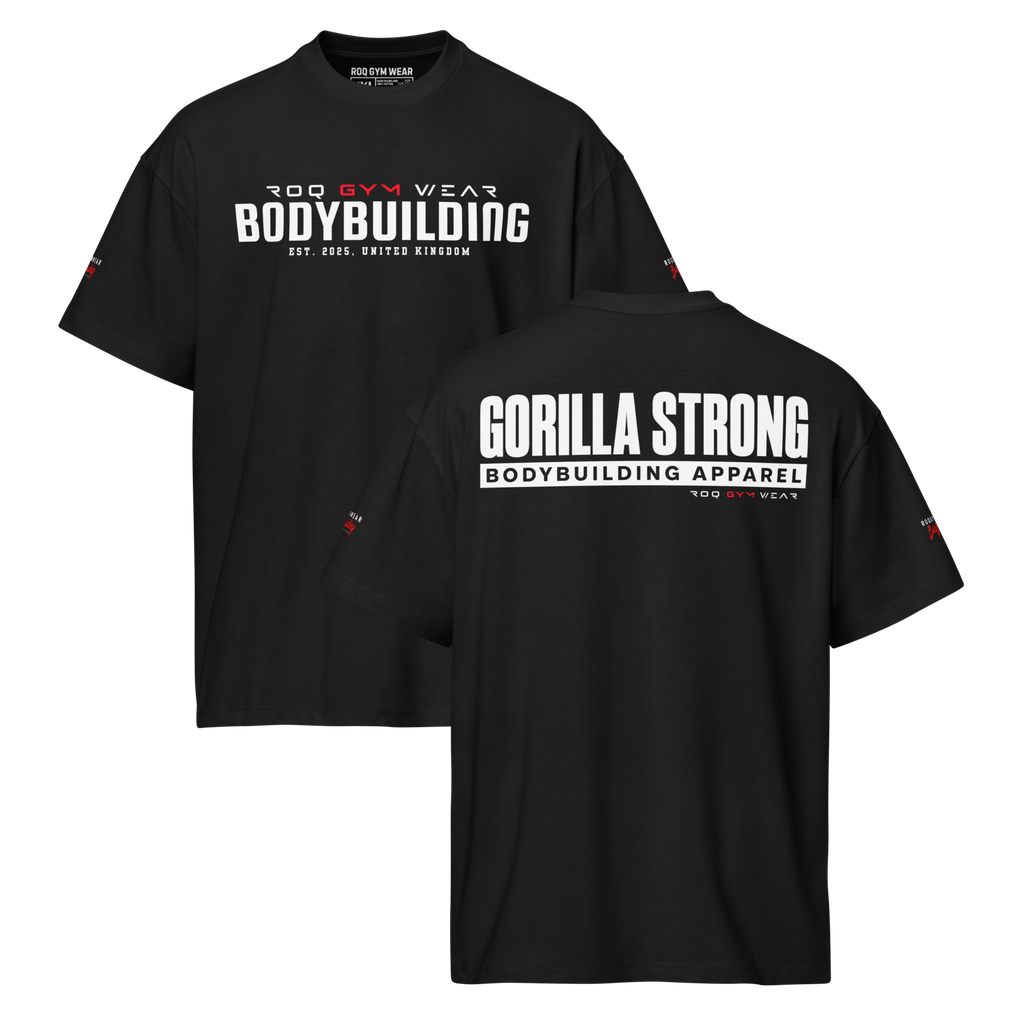 Gorilla Strong - Oversized T-Shirt - Black