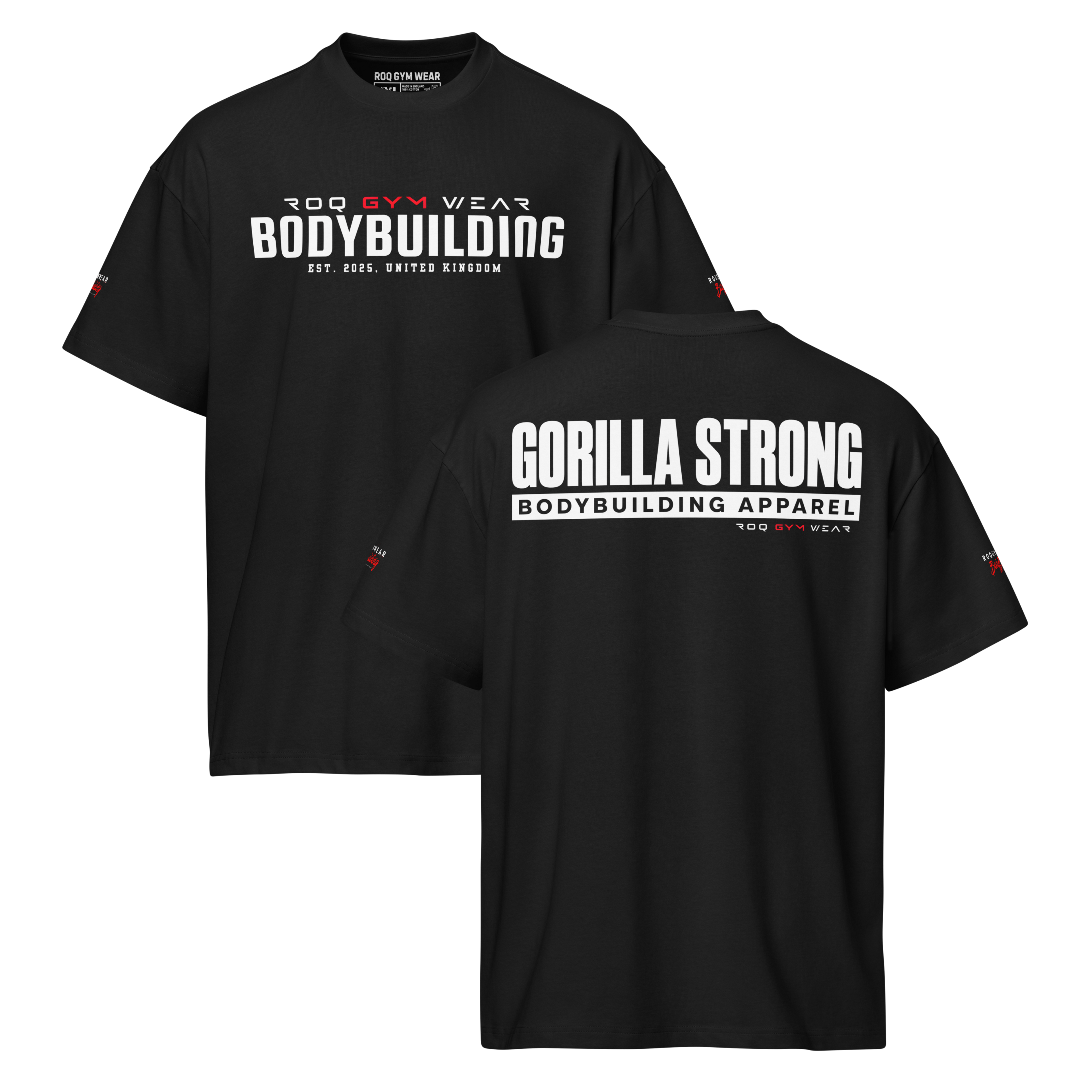 Gorilla Strong - Oversized T-Shirt - Black