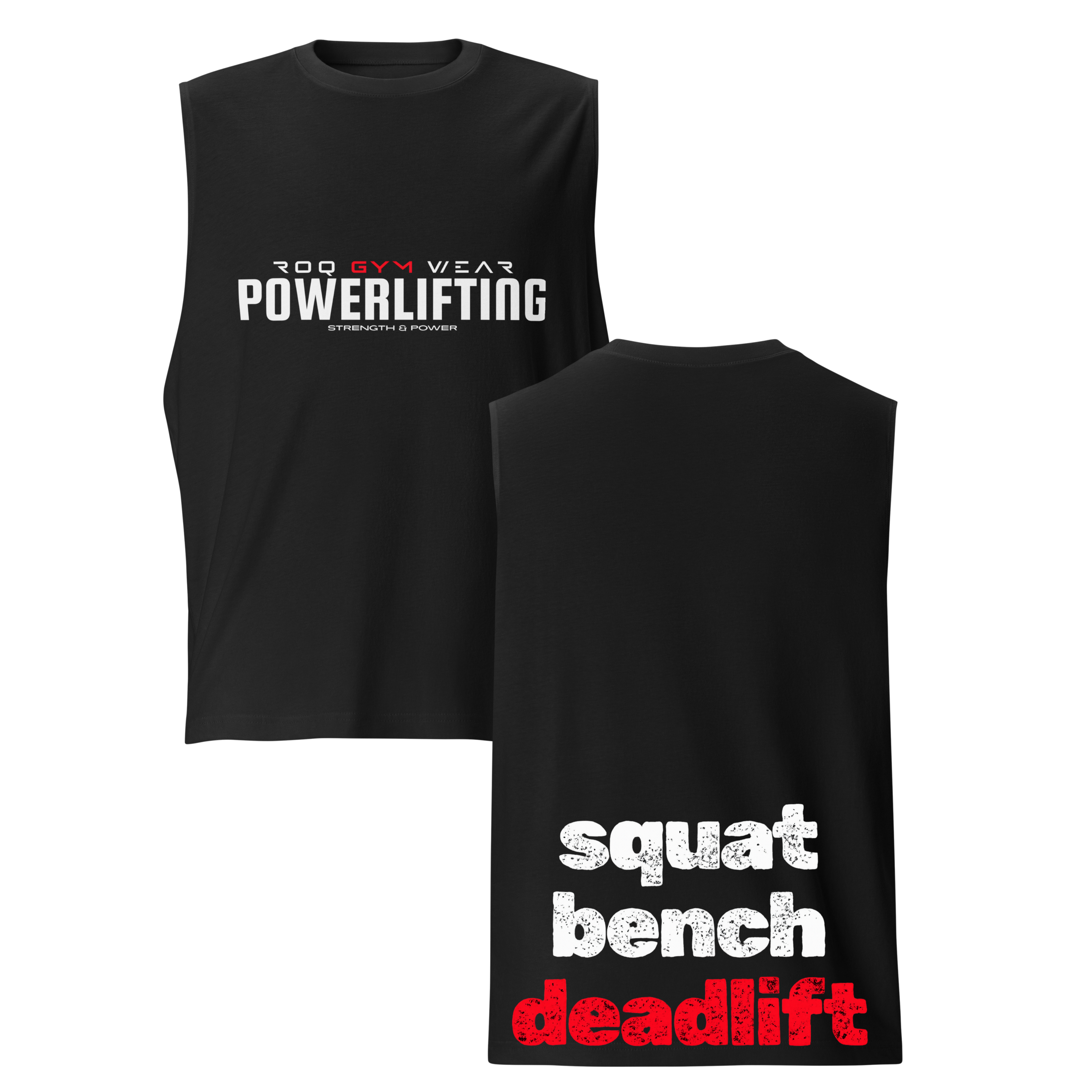 Squat Bench Deadlift - Regular Tank Top - Black