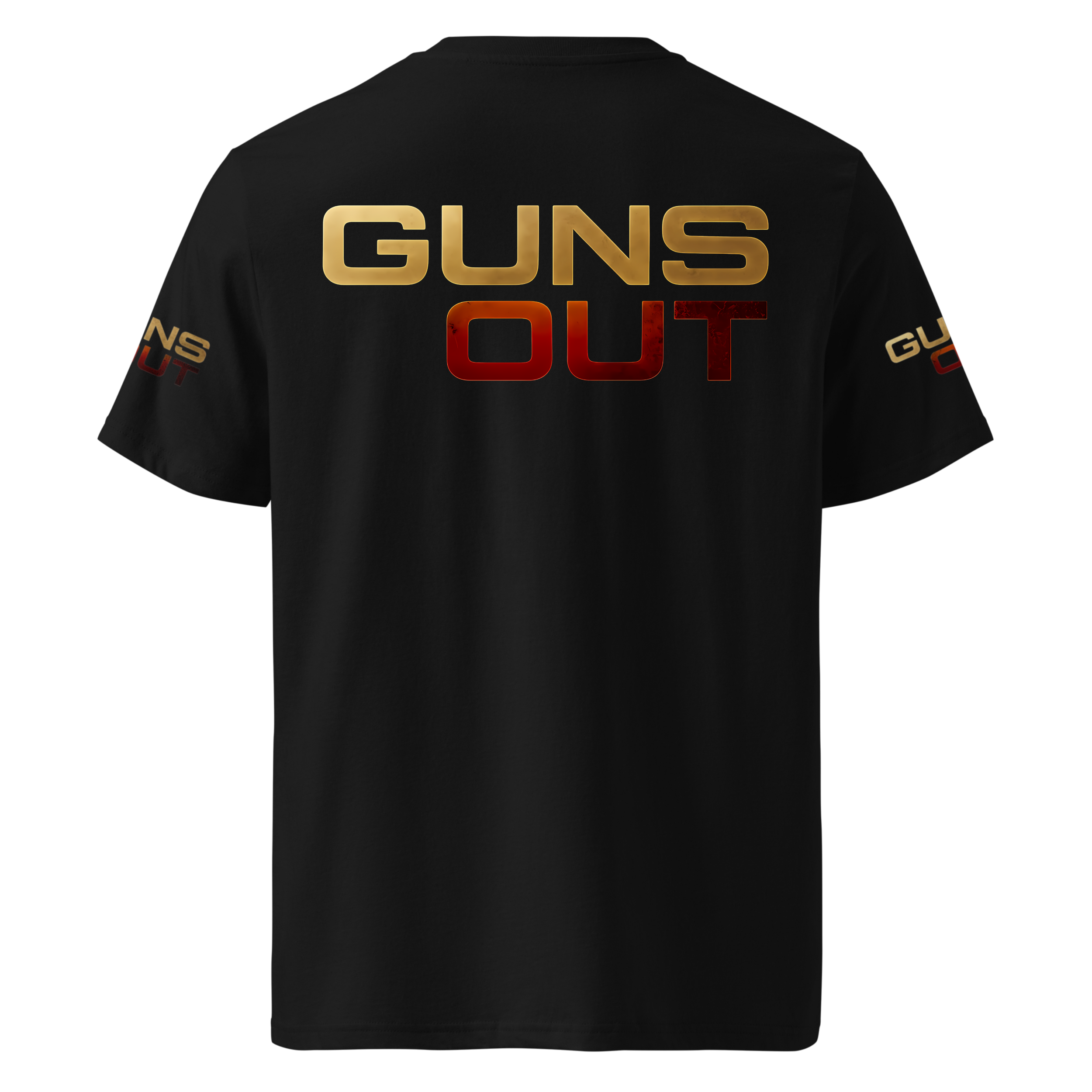 Guns Out - Regular T-Shirt - Black