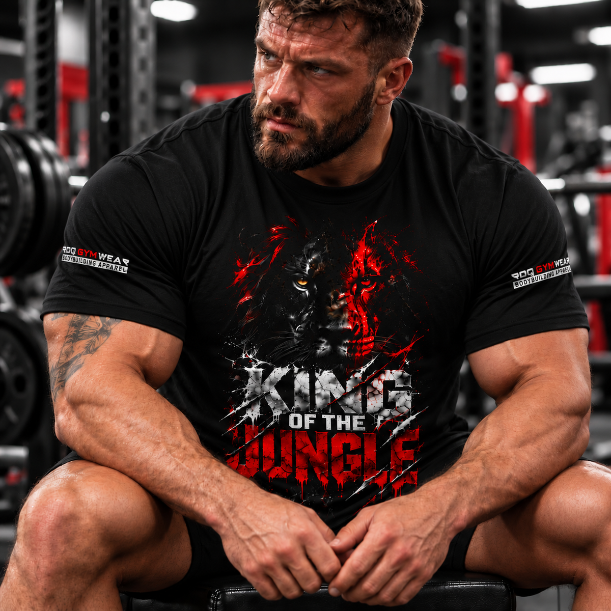 King Of The Jungle - Regular T-Shirt - Black
