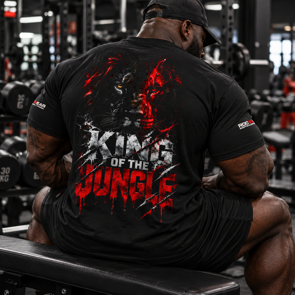 King Of The Jungle - Oversized T-Shirt - Black