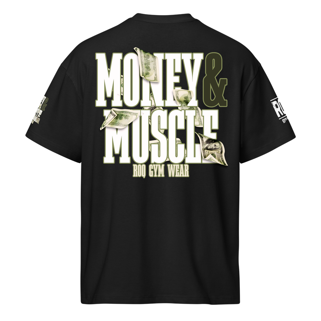 Money & Muscle - Oversized T-Shirt - Black