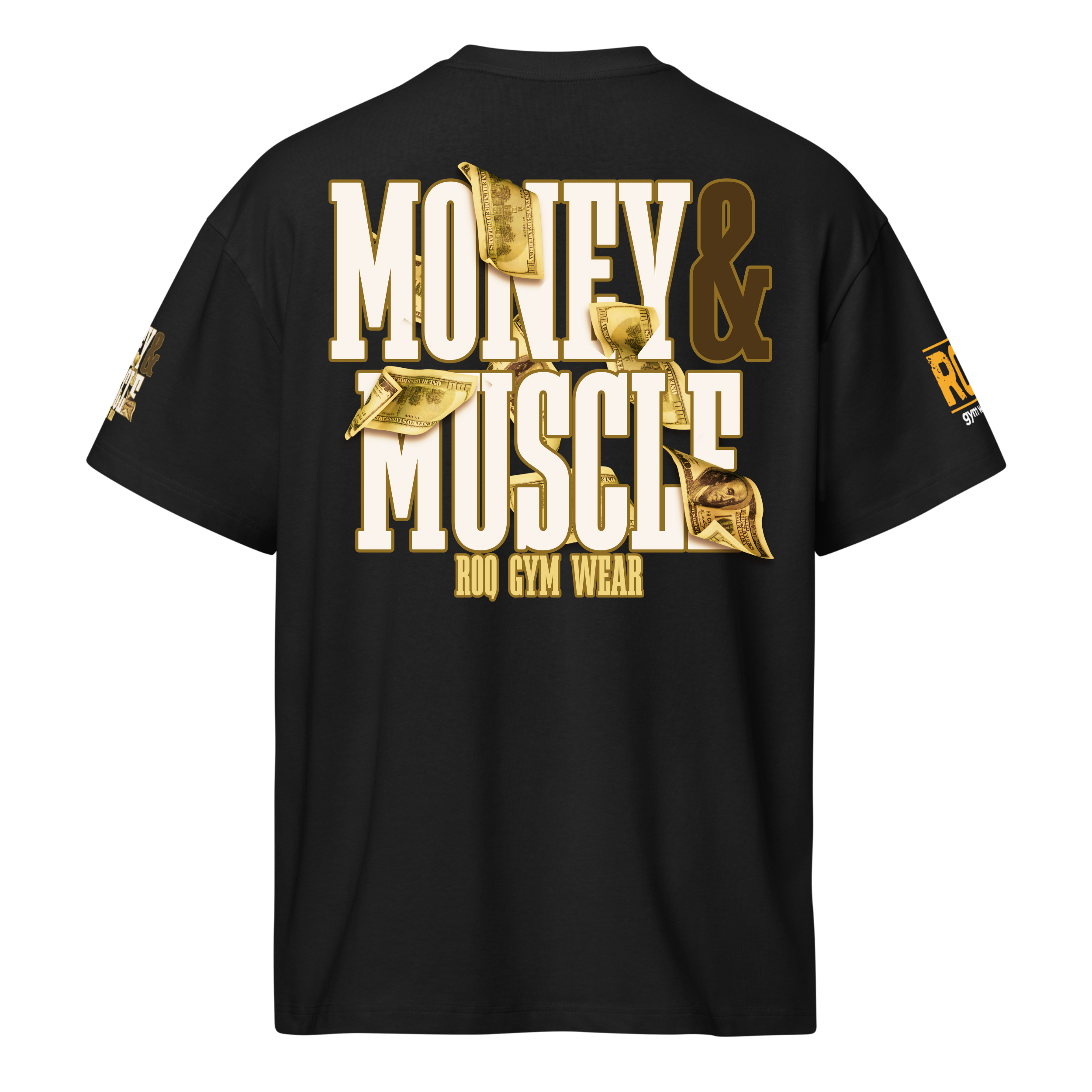 Money & Muscle - Oversized T-Shirt - Black