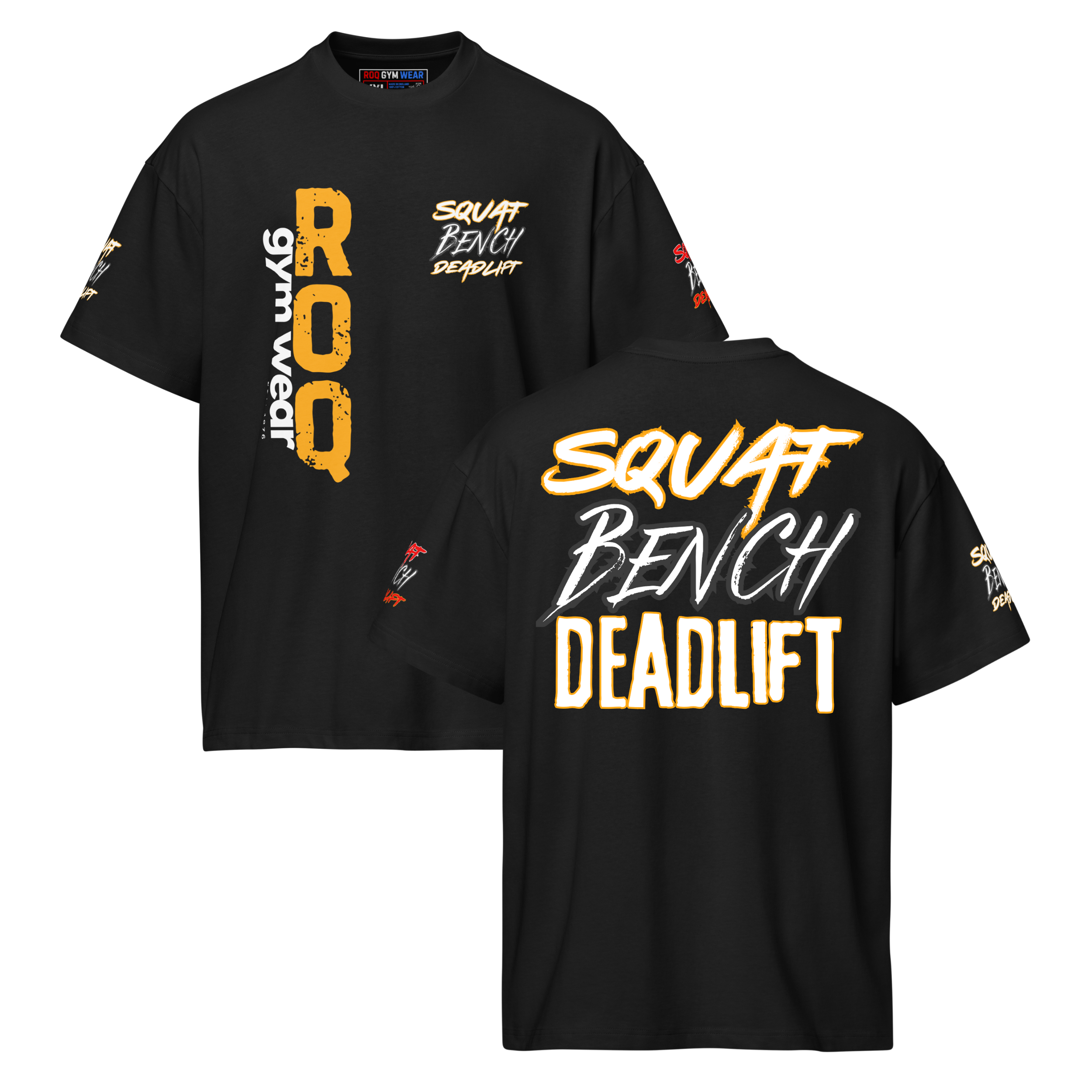 Squat Bench Deadlift - Oversized T-Shirt - Black