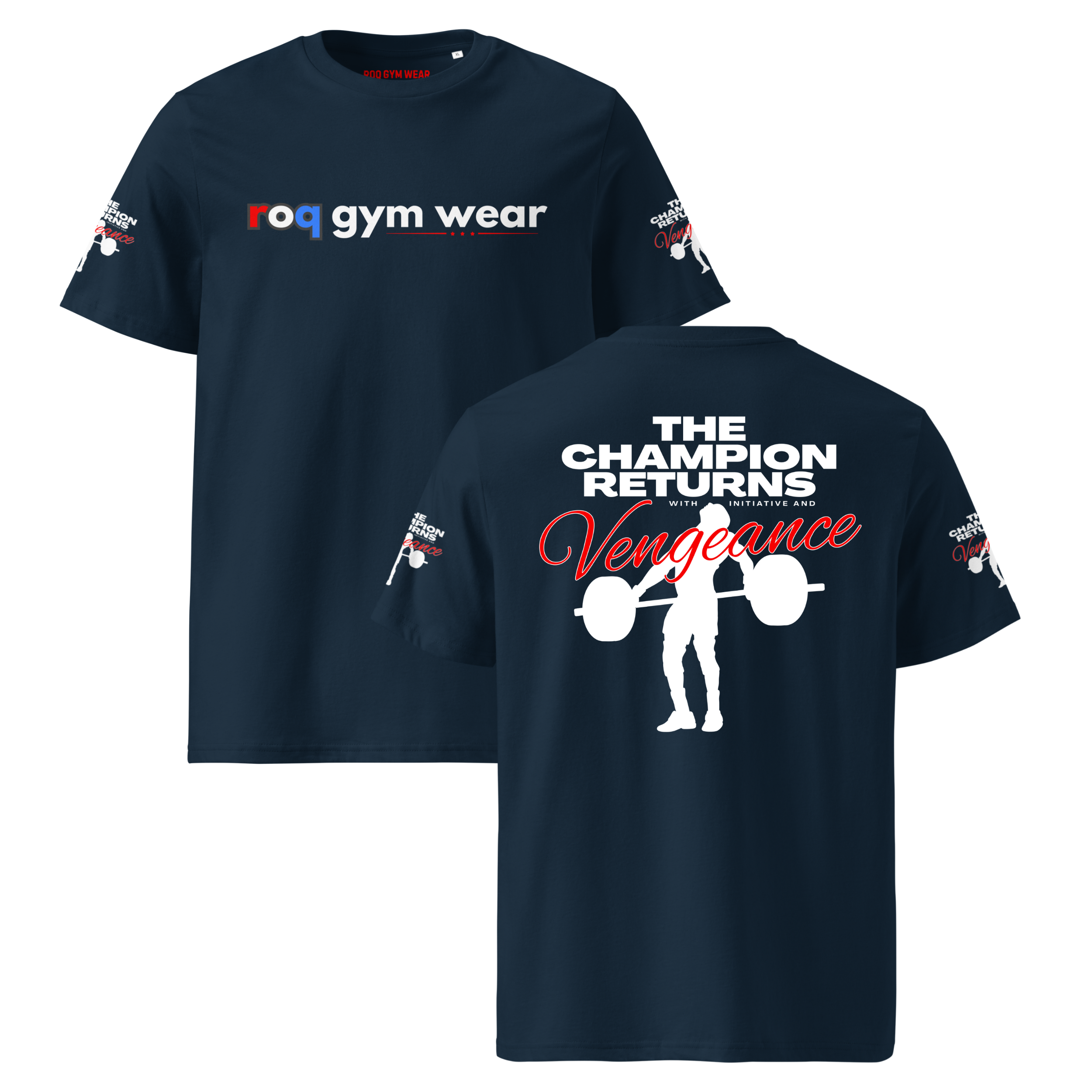 The Champion Returns - Regular T-Shirt - Navy Blue