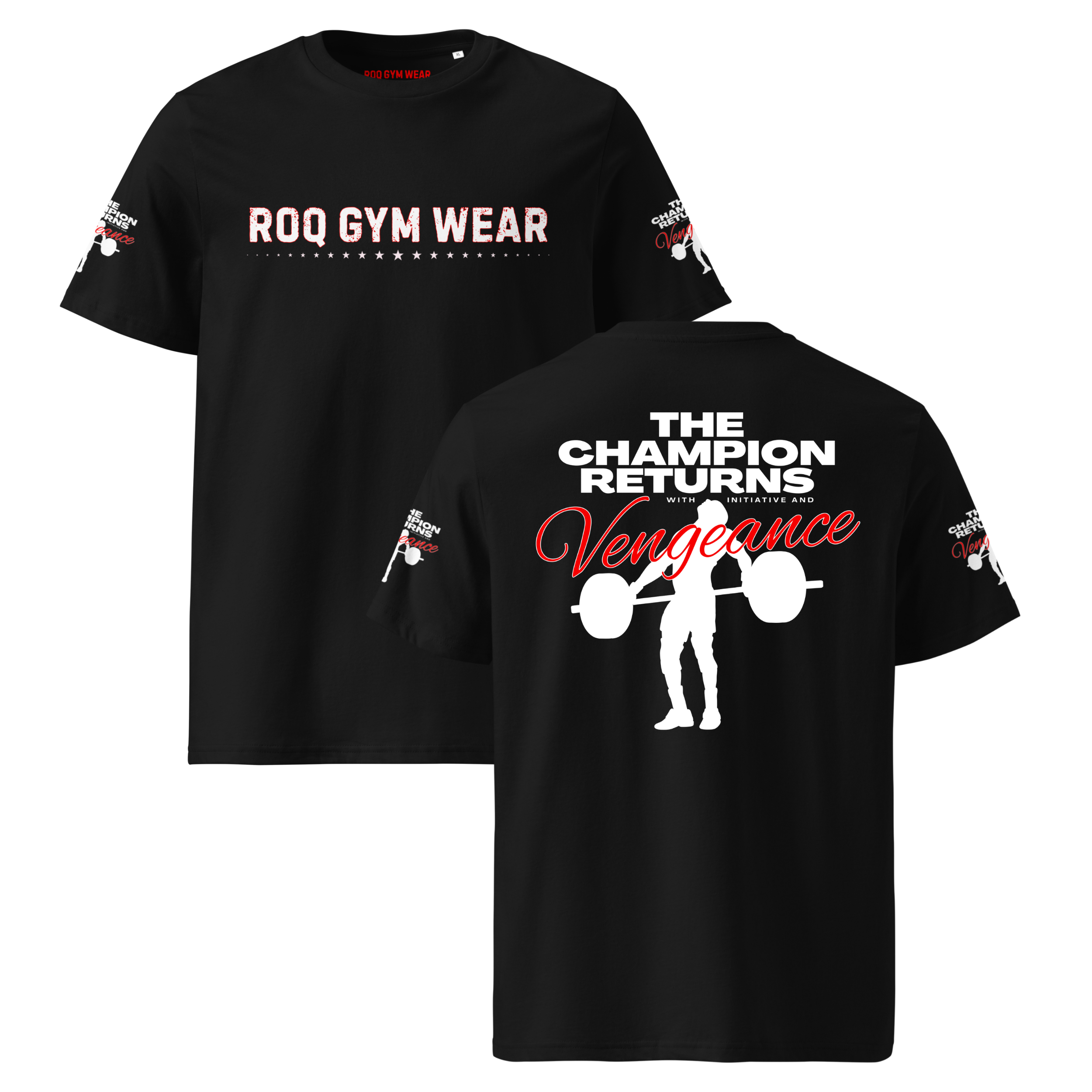 The Champion Returns - Regular T-Shirt - Black