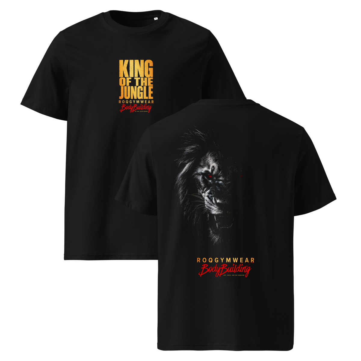 King Of The Jungle Gold - Regular T-Shirt - Black